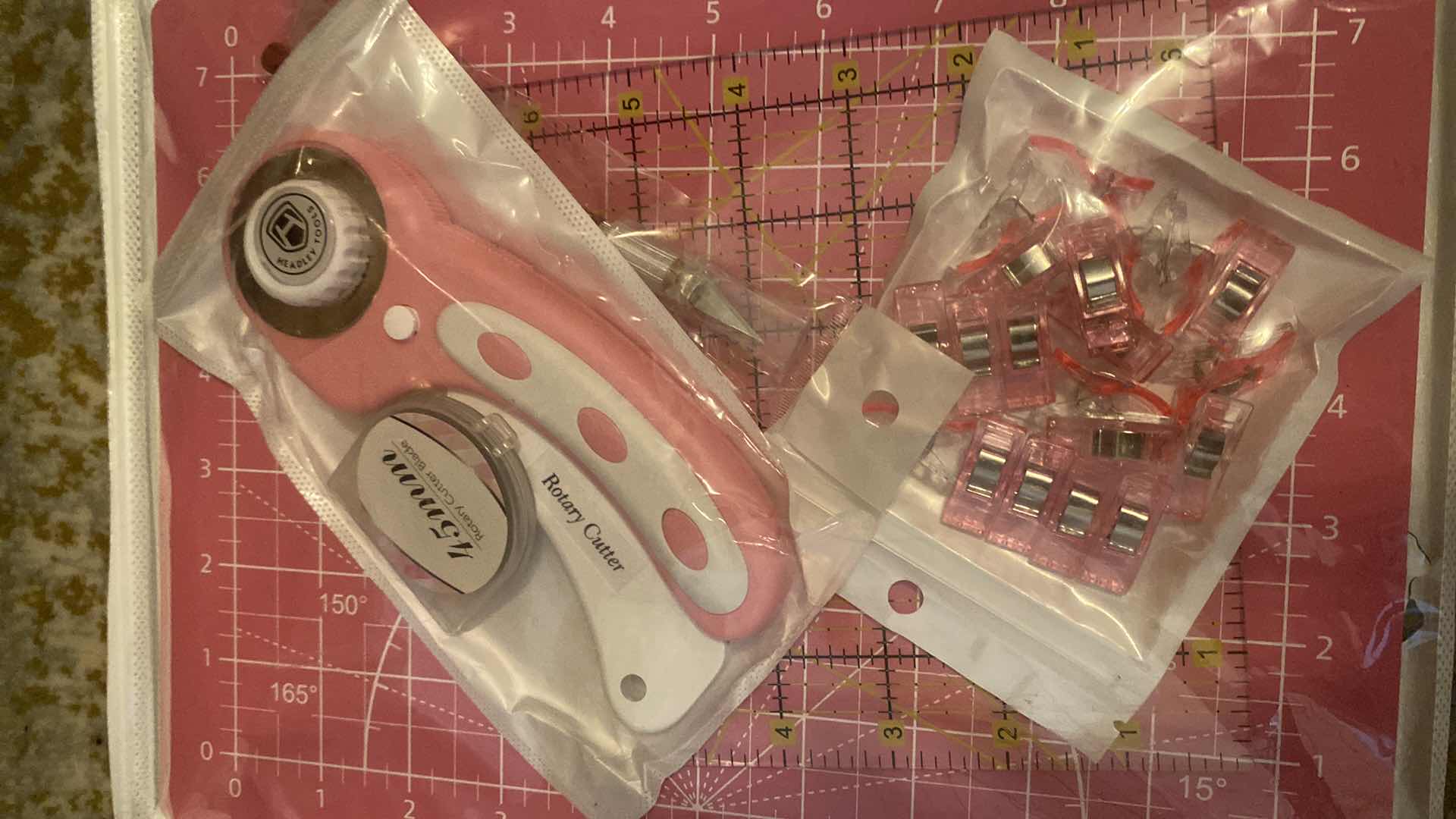 Photo 1 of STENCILS & ROTARY CUTTER SET