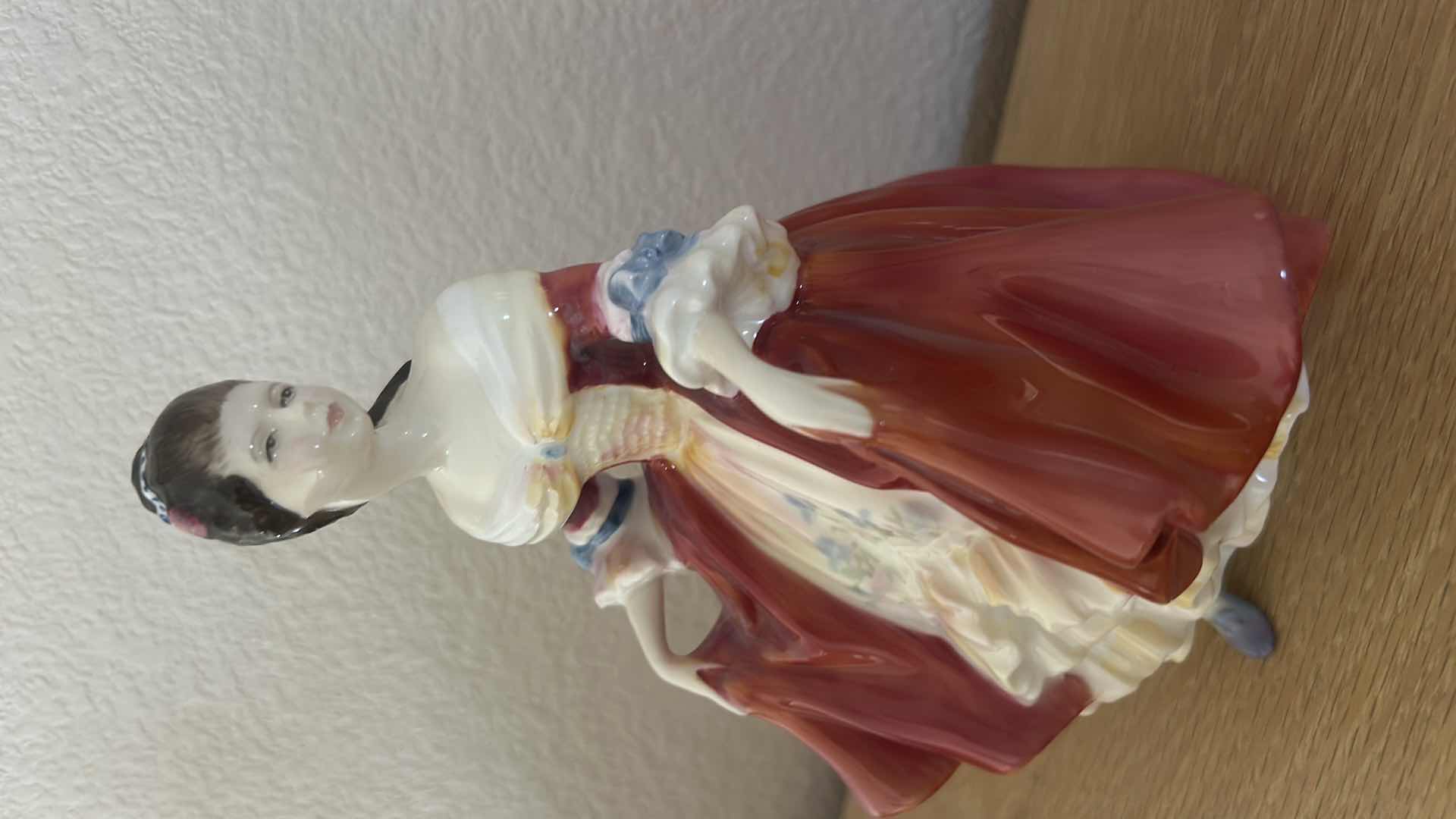 Photo 1 of ROYAL DOULTON PORCELAIN FIGURINE H8”