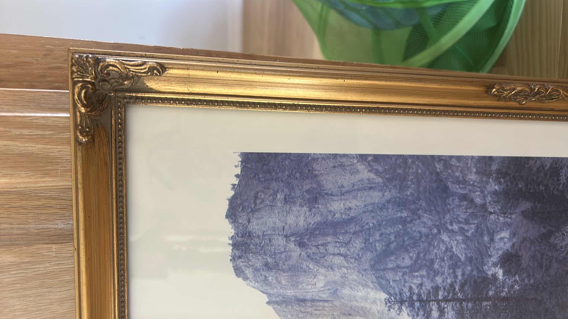 Photo 1 of GOLD FRAMED WATERFALL AND STREAM ARTWORK 18“ x H22”