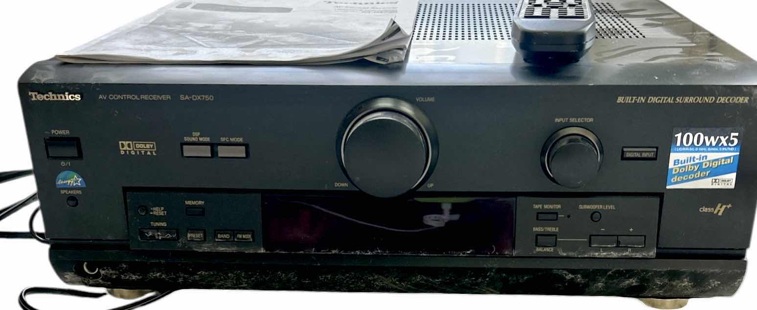 Photo 1 of TECHNICS AV CONTROL RECEIVER