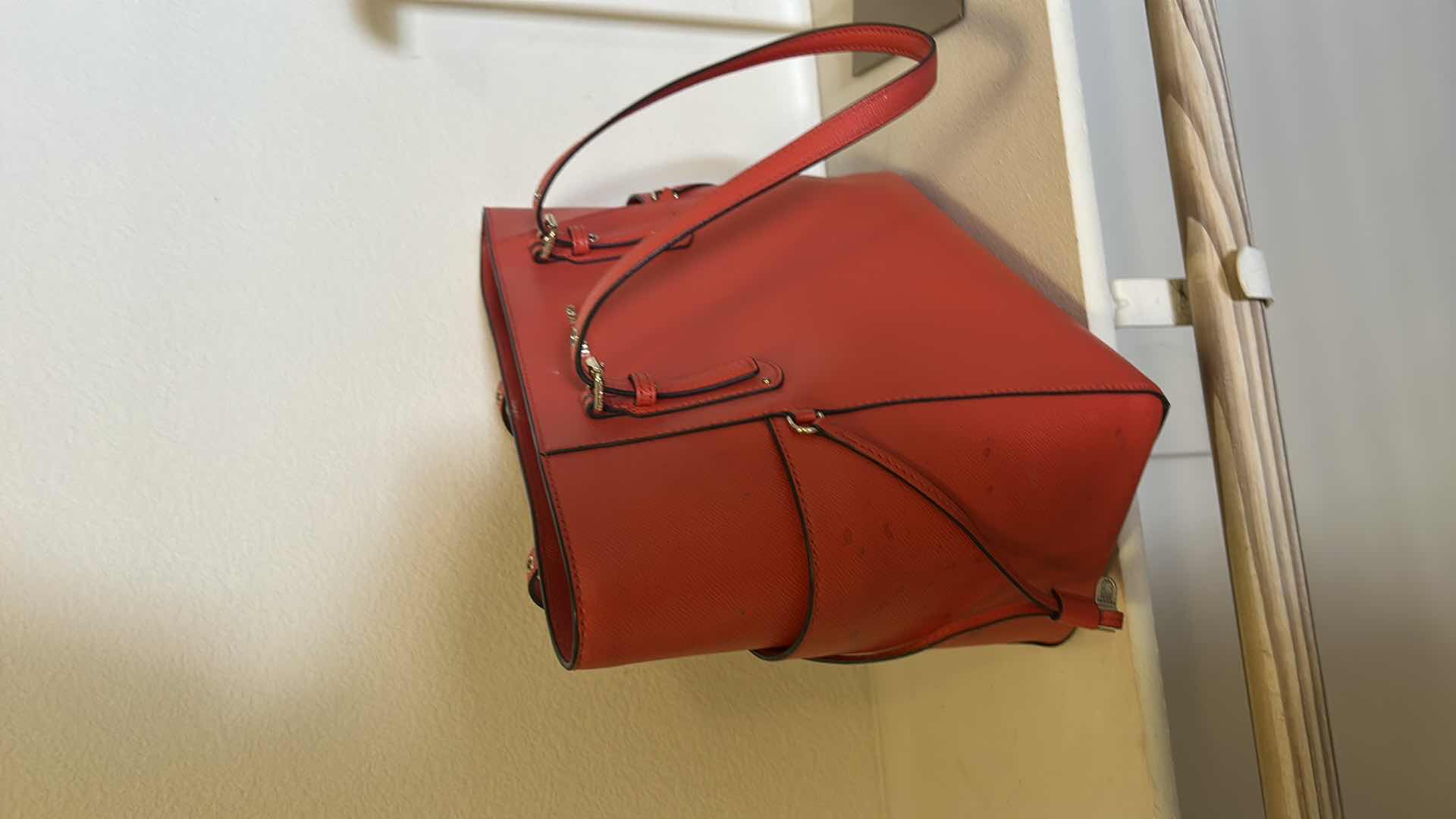 Photo 1 of MICHAEL KORS VOYAGER TOTE BAG IN RED
