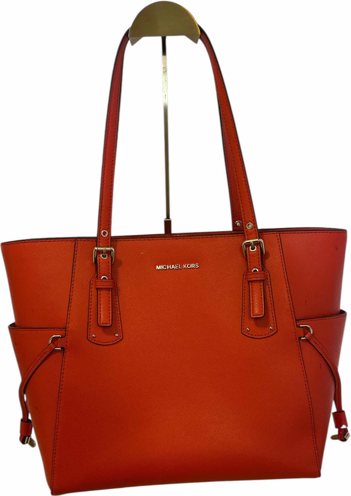 Photo 1 of MICHAEL KORS VOYAGER TOTE BAG IN RED