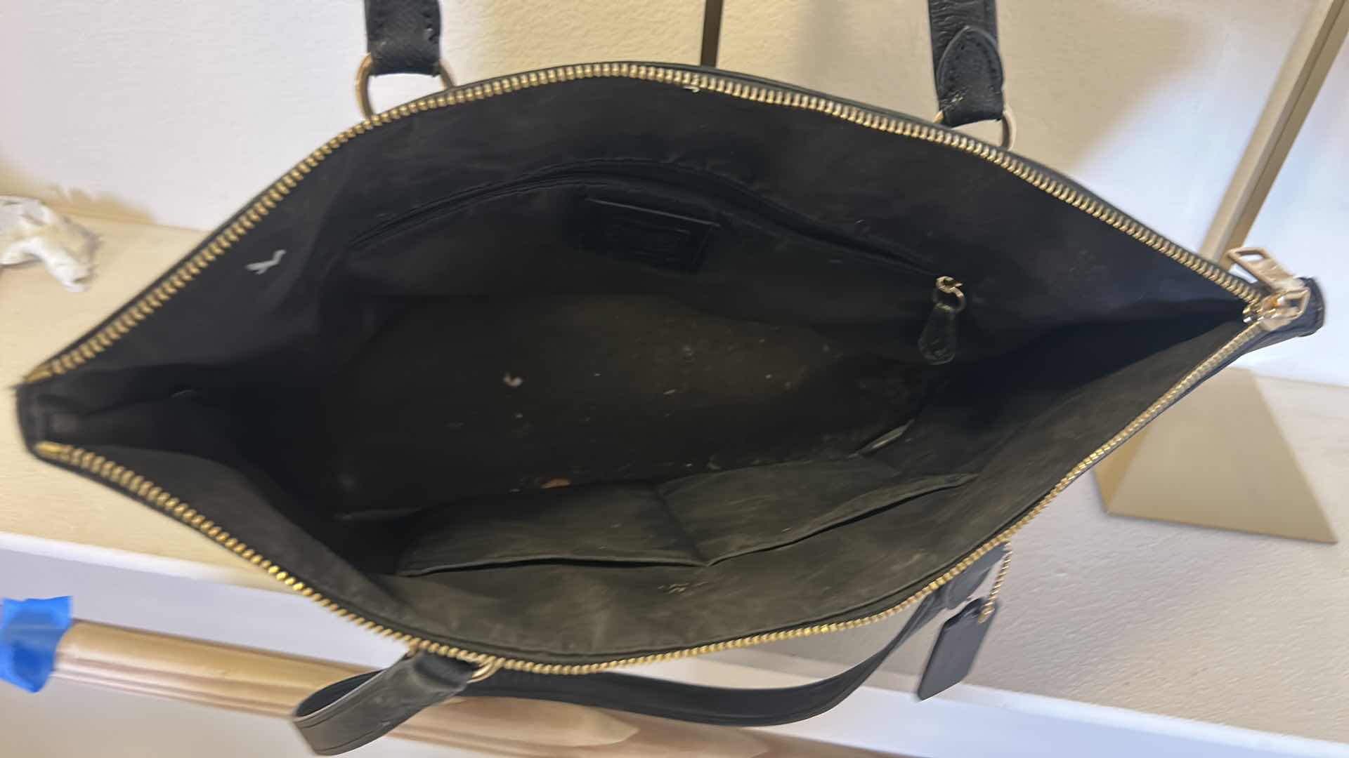 Photo 1 of COACH GALLERY TOTE IN BLACK 