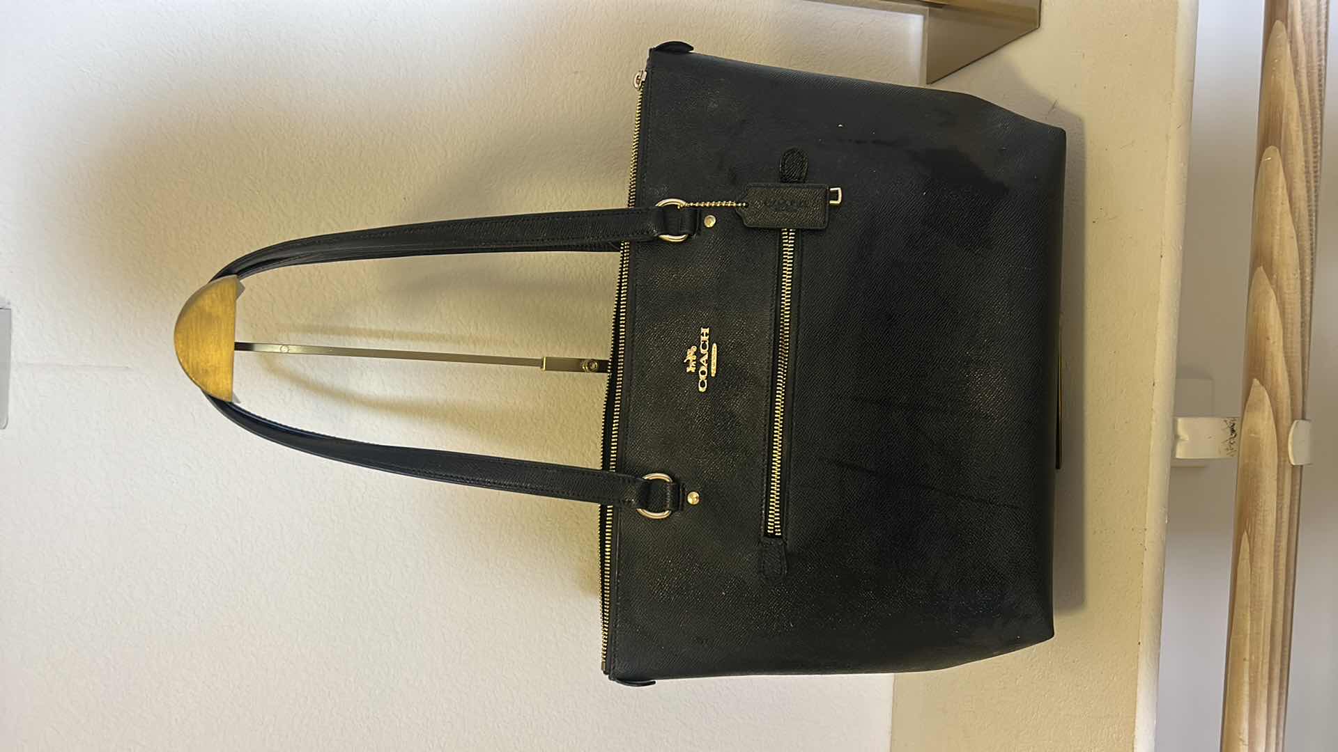 Photo 1 of COACH GALLERY TOTE IN BLACK 