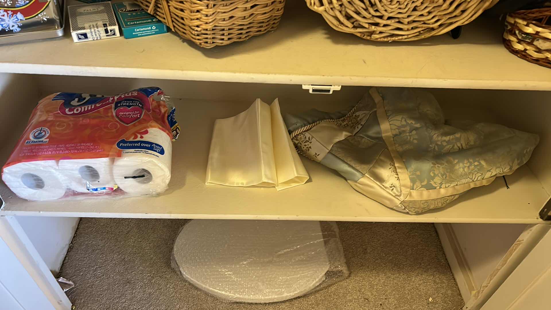 Photo 1 of CONTENTS OF CLOSET IN PRIMARY BEDROOM