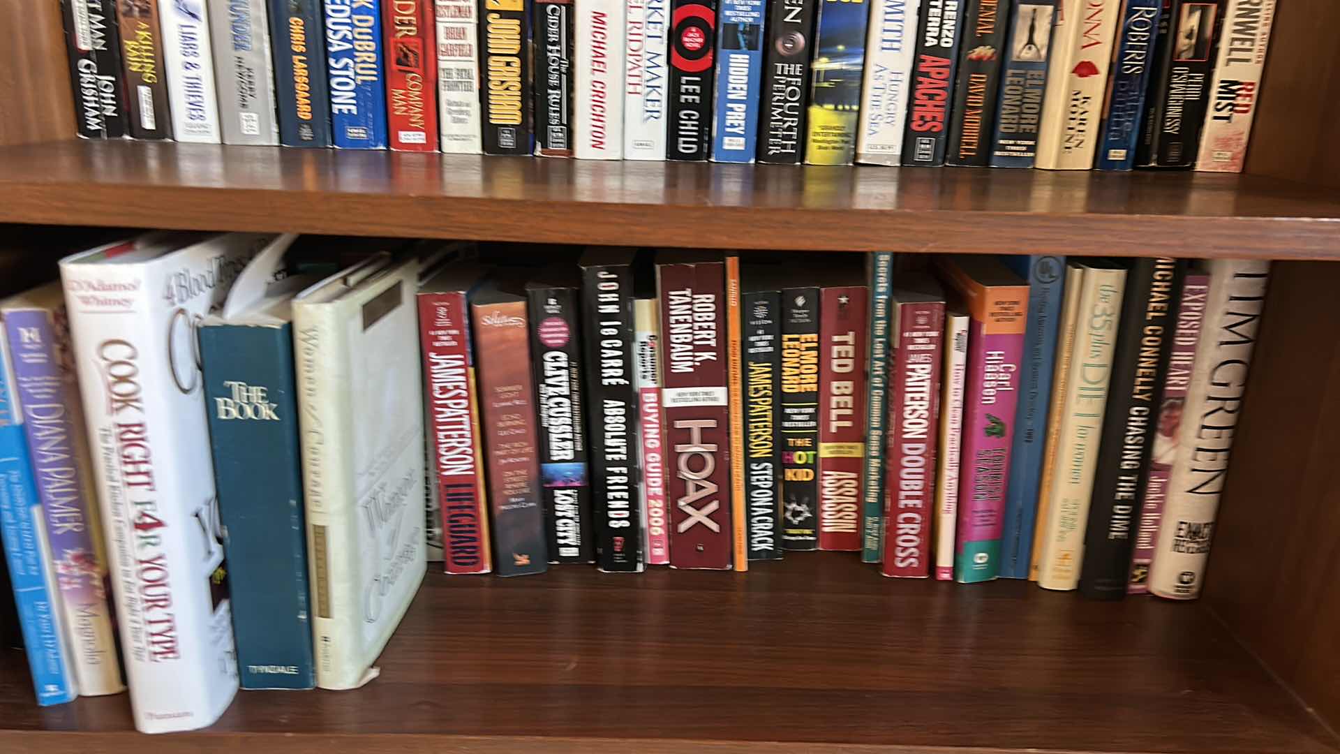 Photo 1 of WOOD BOOK SHELF UNIT WITH BOOKS
