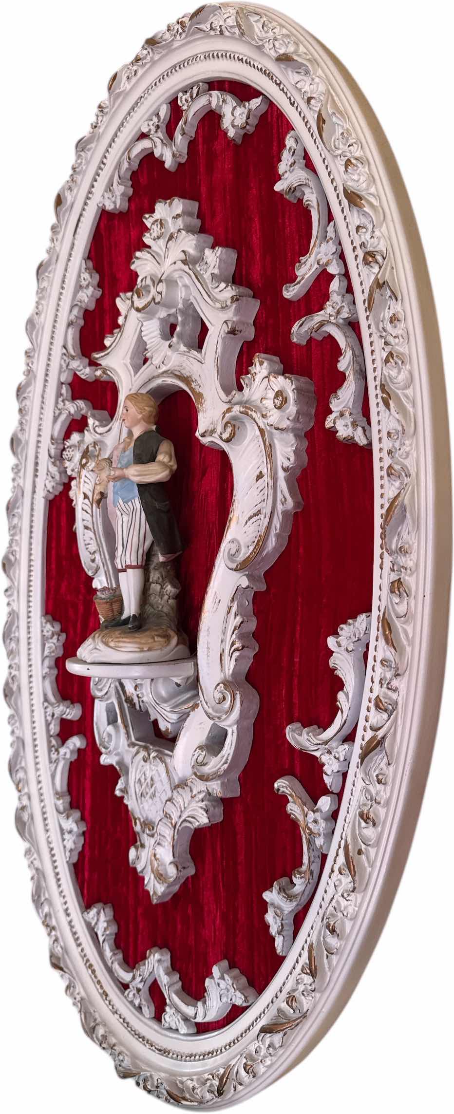Photo 1 of VINTAGE RESIN DEPOSE WALL ART 
H33”