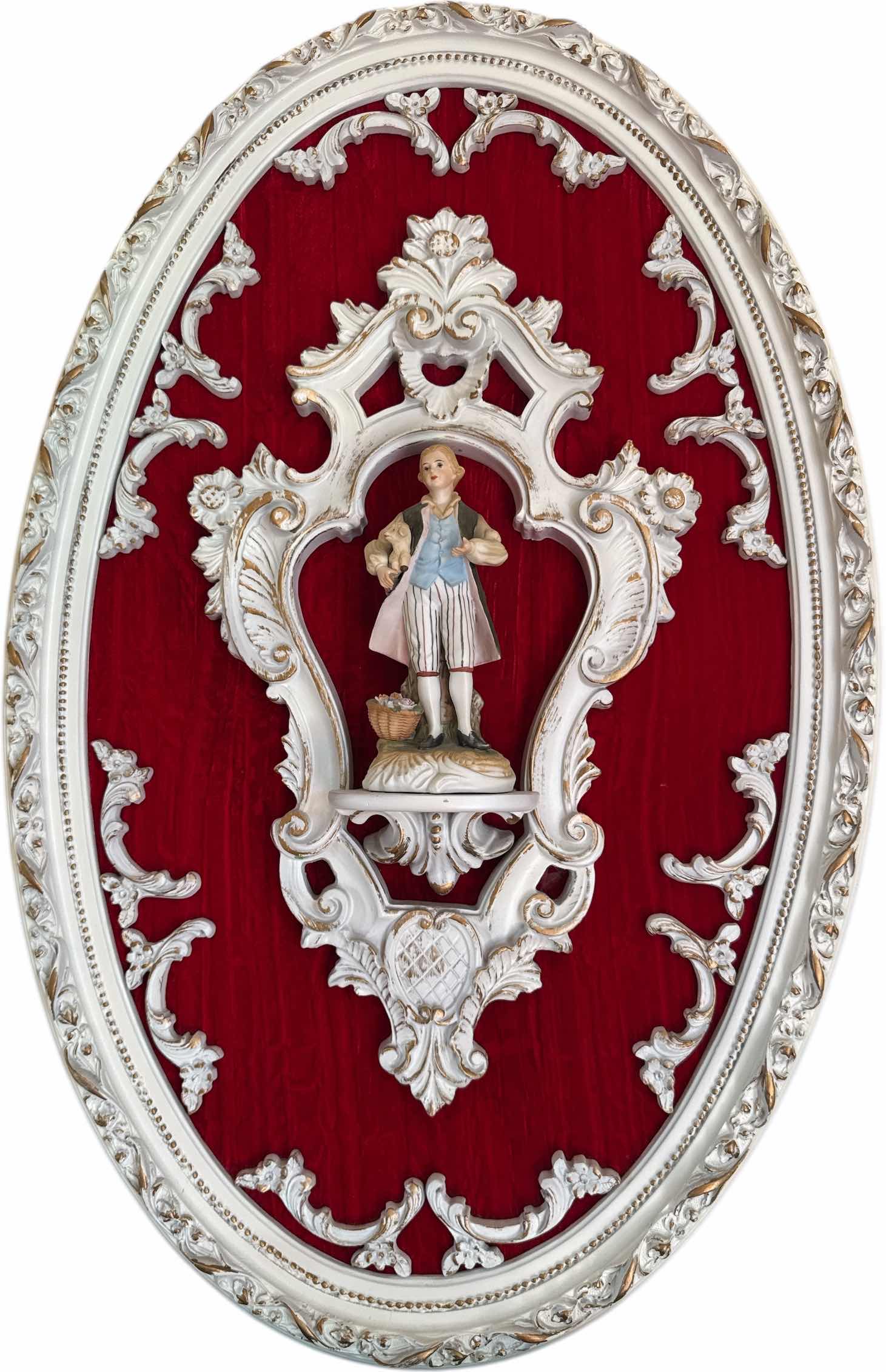 Photo 1 of VINTAGE RESIN DEPOSE WALL ART 
H33”