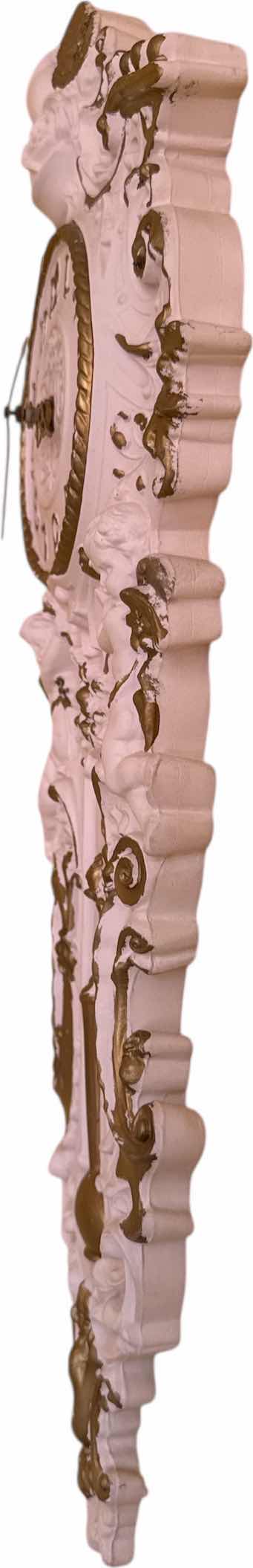 Photo 1 of VINTAGE CERAMIC ANGEL DESIGN WALL CLOCK