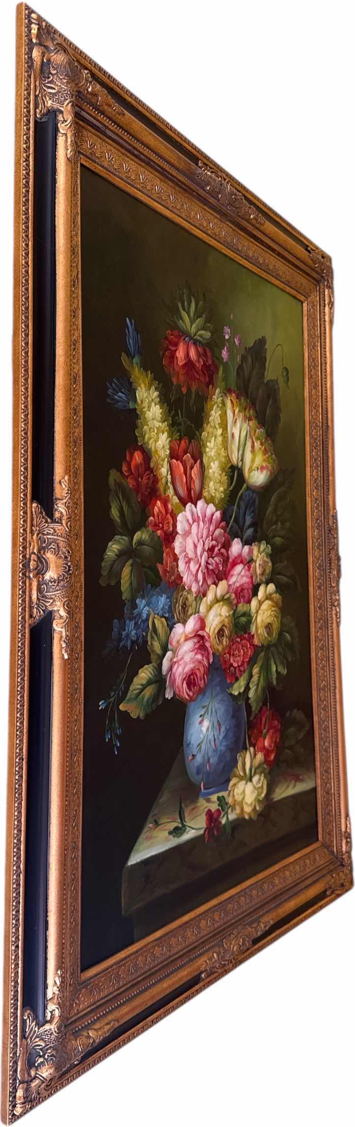 Photo 1 of VINTAGE FLORAL VASE WALL ART RESIN FRAME