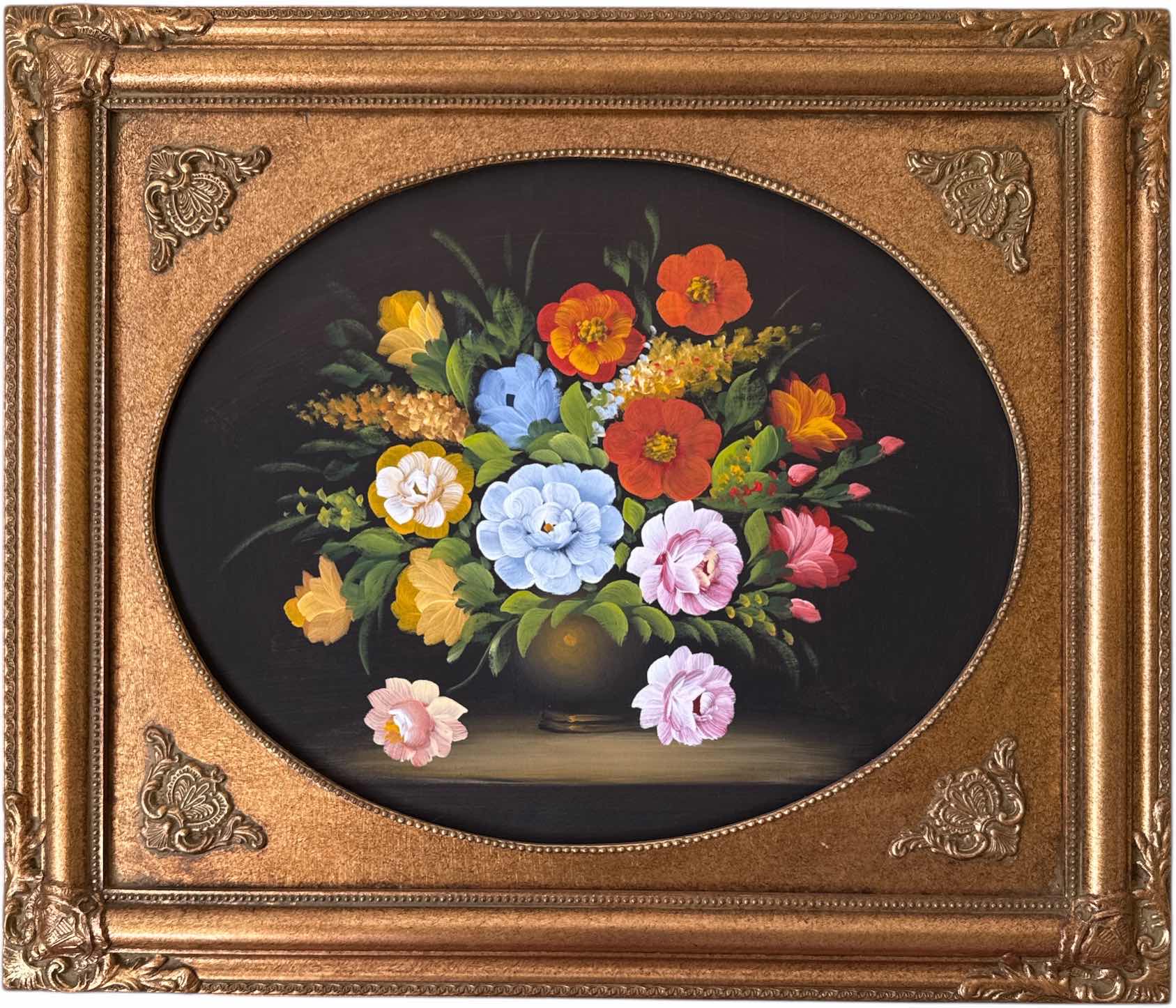 Photo 1 of VINTAGE FLORAL VASE RESIN WALL ART FRAME
L26” X H22”