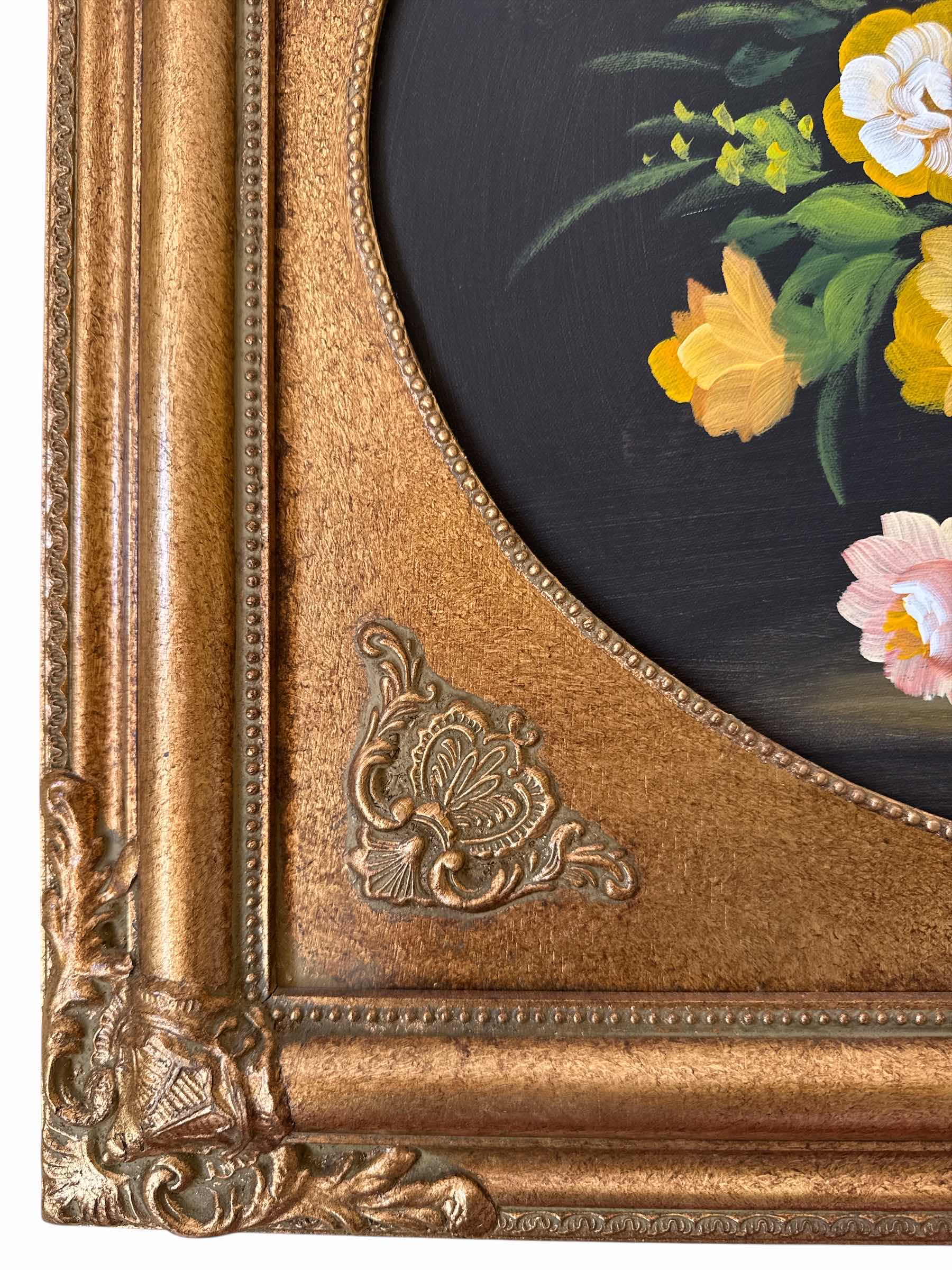 Photo 1 of VINTAGE FLORAL VASE RESIN WALL ART FRAME
L26” X H22”