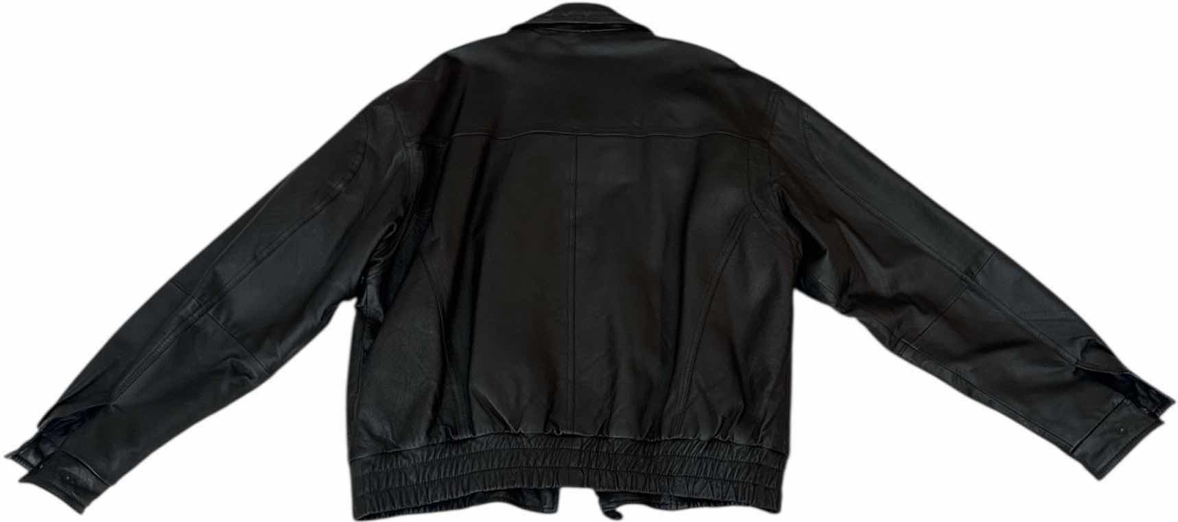 Photo 1 of VINTAGE NEW ZEALAND OUTBACK COLLECTION BLACK LEATHER JACKET SIZE L