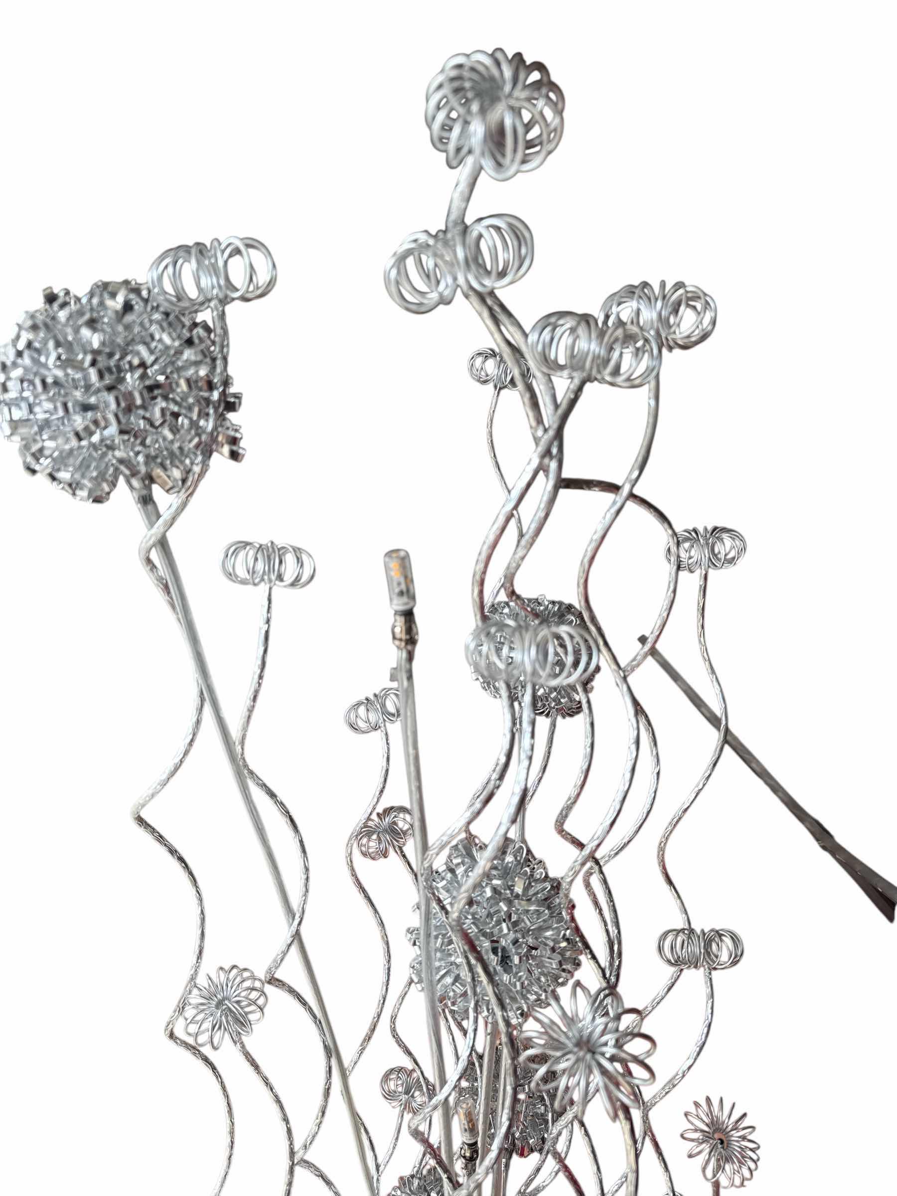 Photo 1 of ALUMINUM FLOWER VASE LAMP H58”