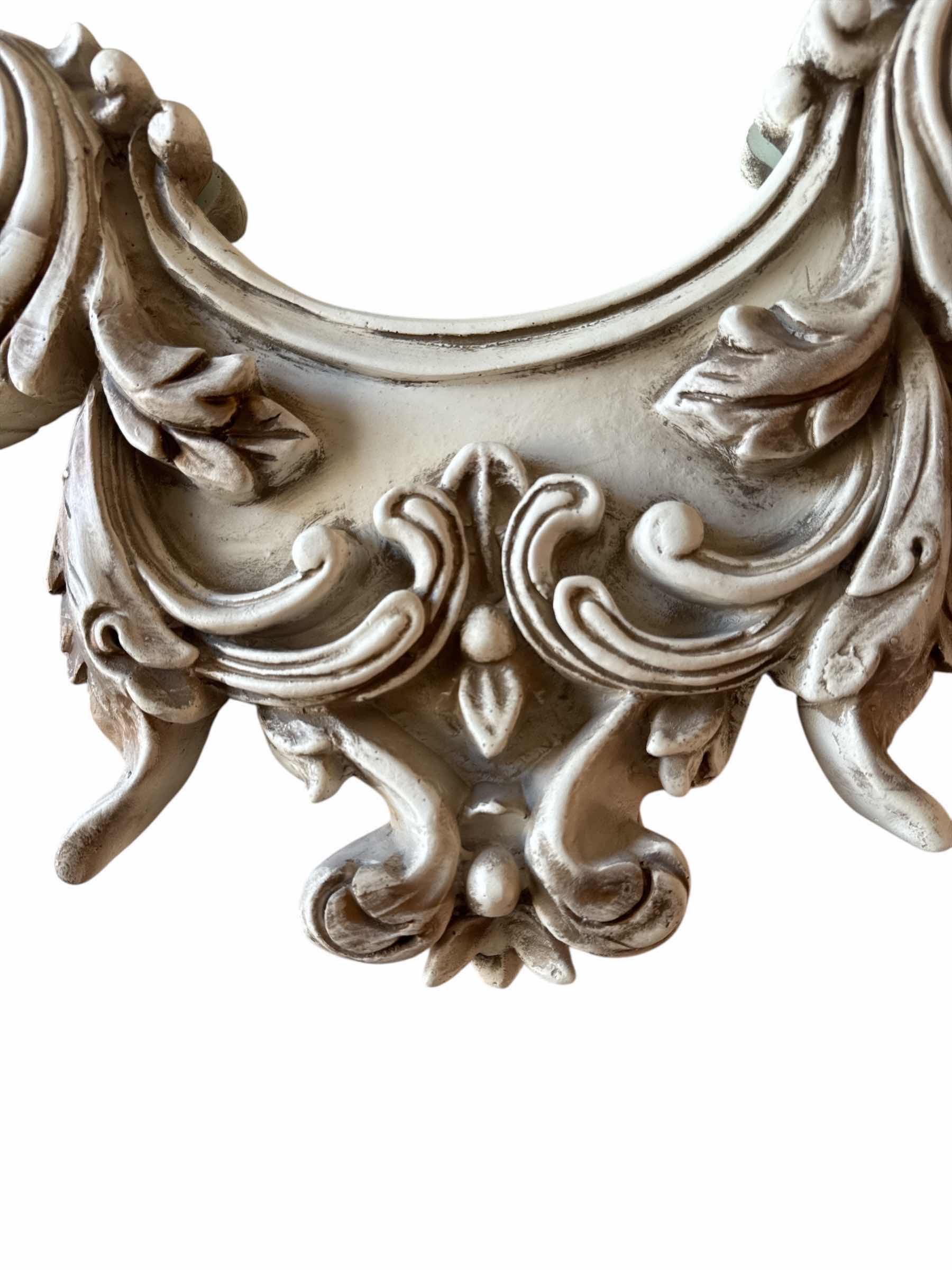 Photo 1 of VINTAGE DECORATIVE WALL MIRROR RESIN
W32” X L40”
