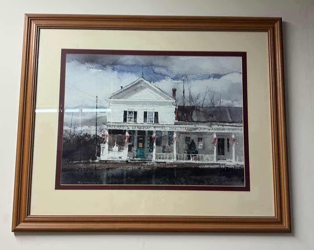 Photo 1 of FRAMED GENERAL STORE ARTWORK 28”X33”H