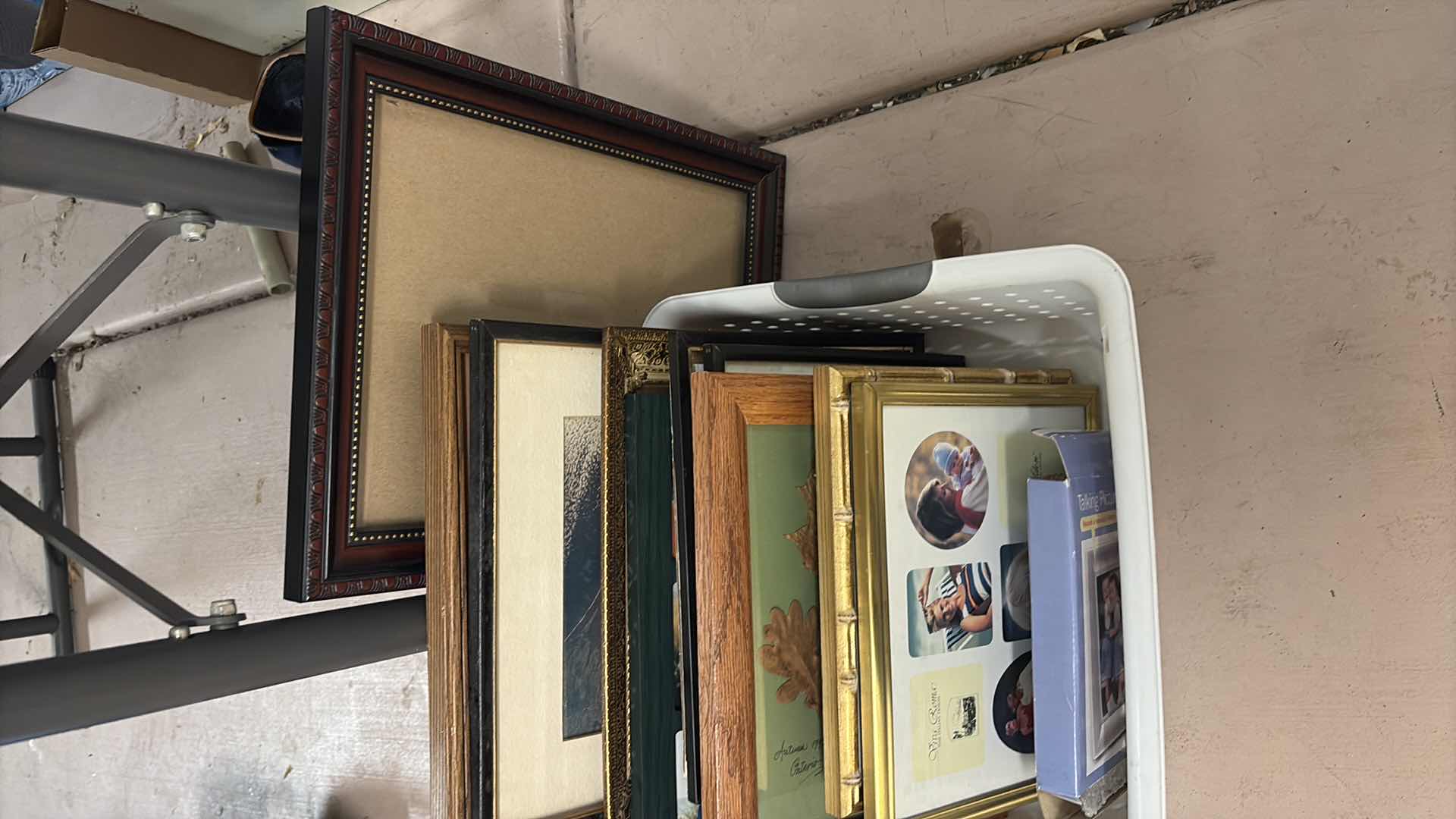 Photo 1 of BOX OF FRAMES