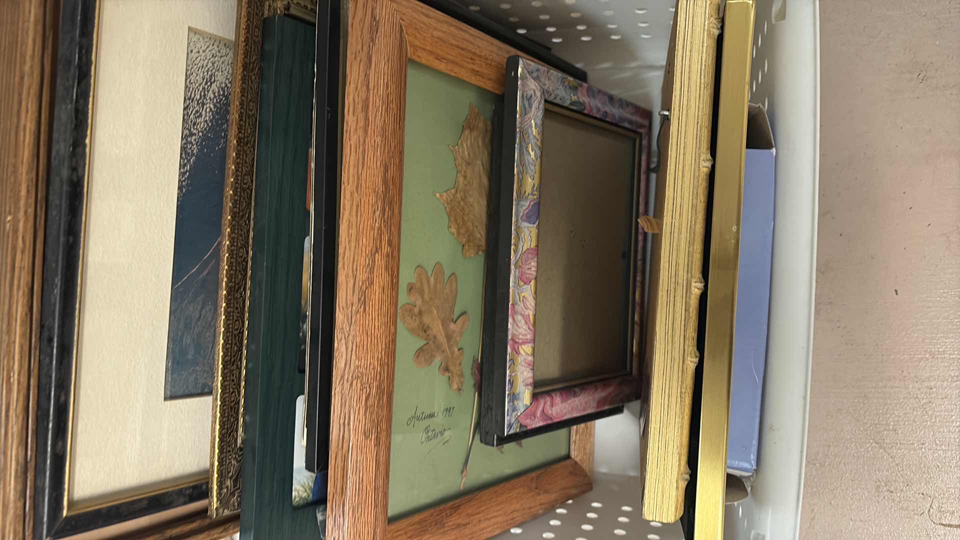 Photo 1 of BOX OF FRAMES