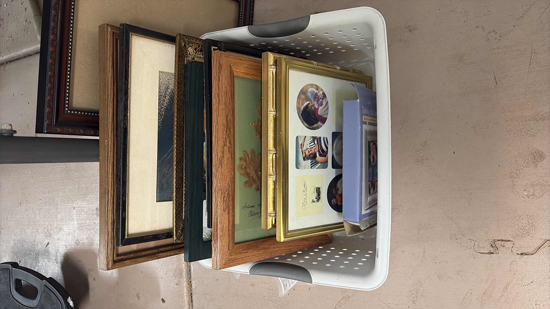 Photo 1 of BOX OF FRAMES