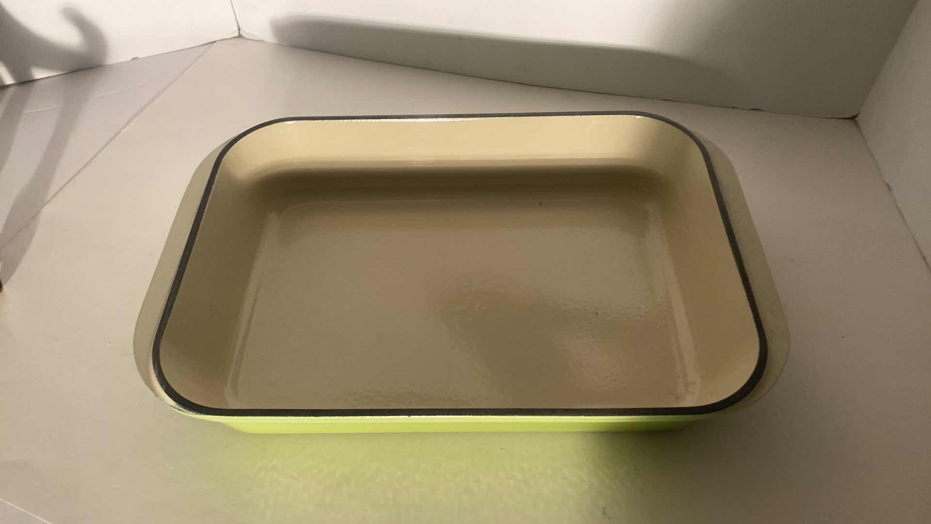 Photo 2 of LE CREUSET ENAMELED CAST IRON BAKING DISH SIZE 40, 10” x 15 1/2”