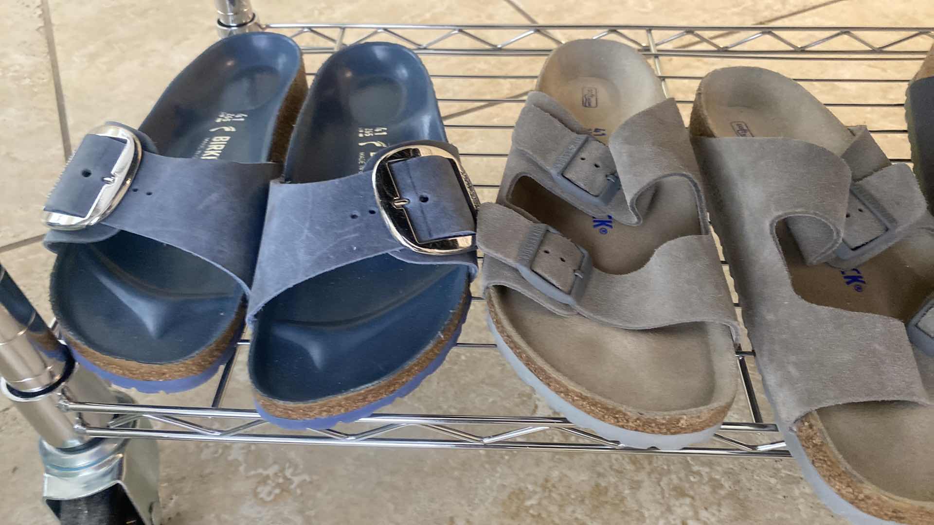 Photo 1 of 12 PAIRS WOMENS BIRKENSTOCK SHOES SIZE 10 (EURO 41)