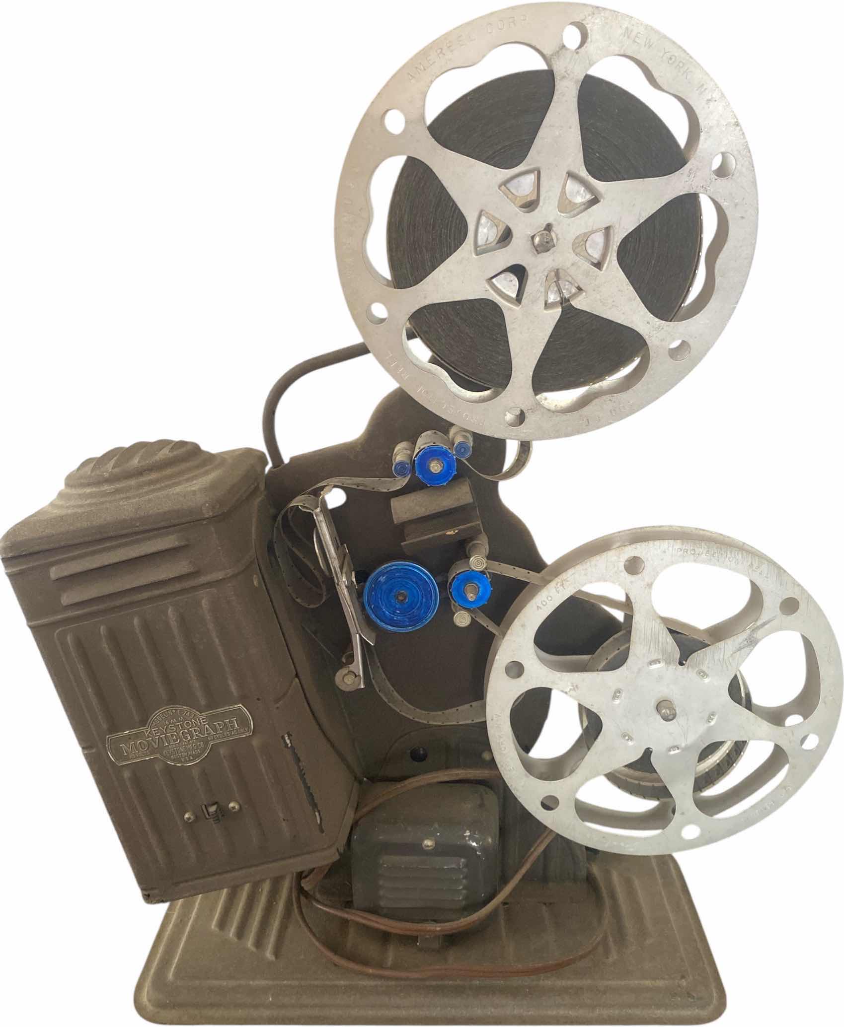 Photo 1 of VINTAGE KEYSTONE MOVIEGRAPH 16MM WITH UNKNOWN MOVIE