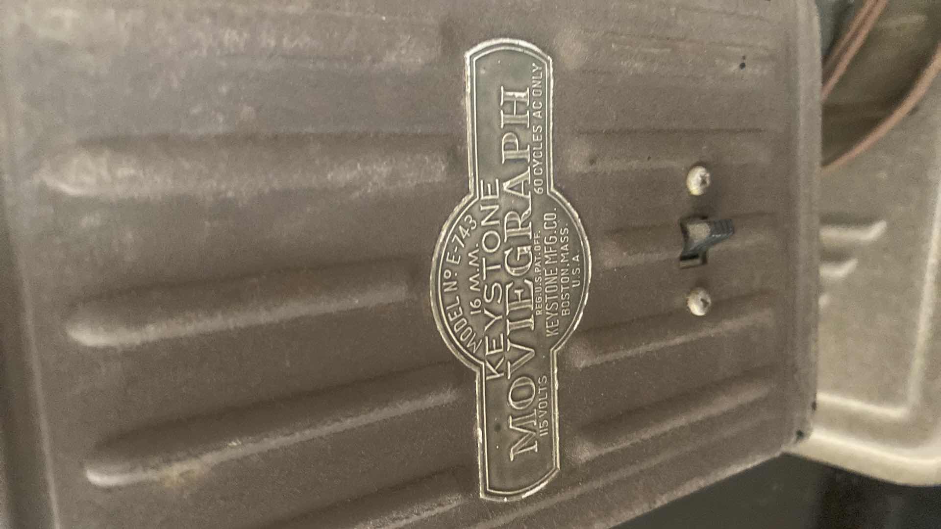 Photo 1 of VINTAGE KEYSTONE MOVIEGRAPH 16MM WITH UNKNOWN MOVIE