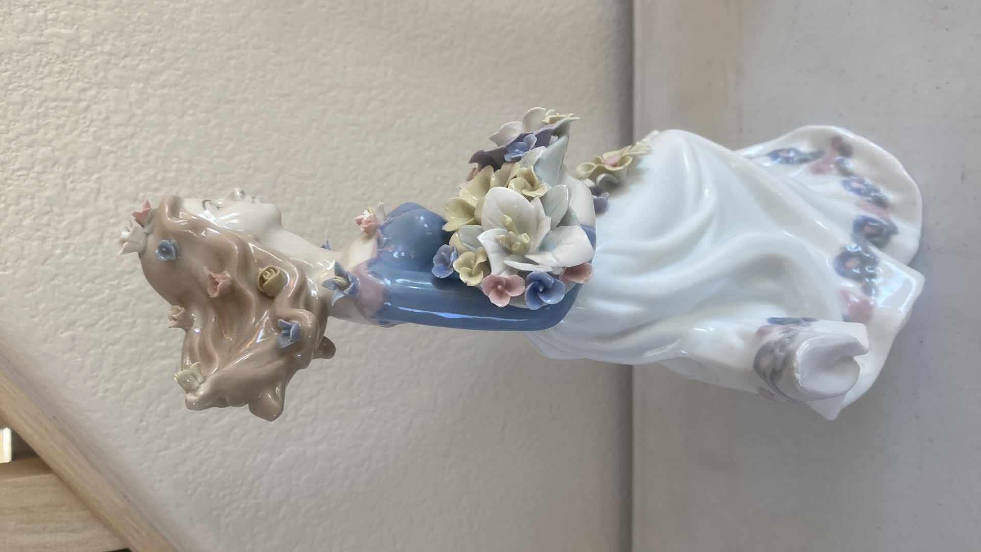 Photo 1 of PAIR OF CERAMIC FIGURINES H14”