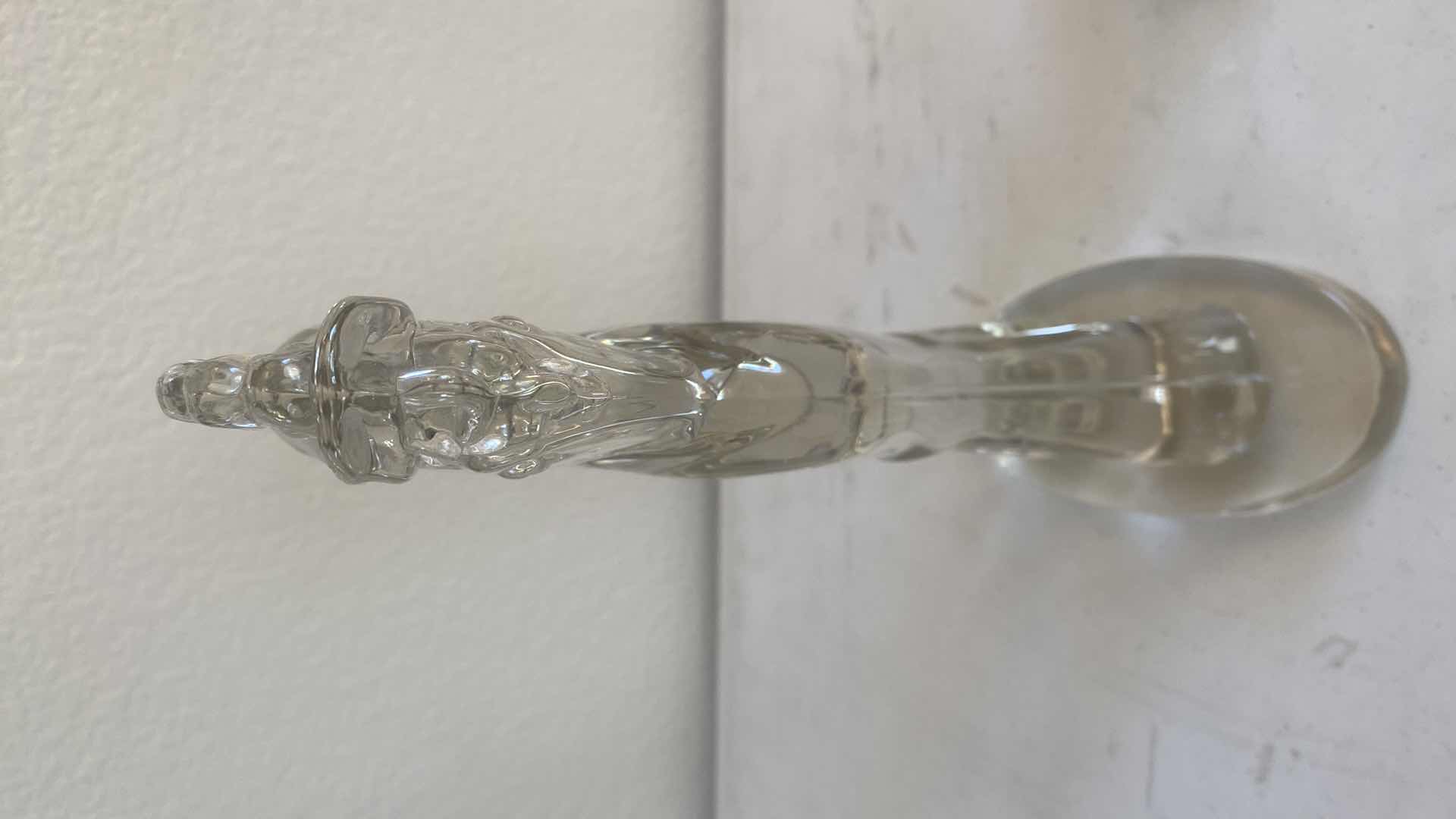Photo 1 of PAIR OF ACRYLIC HORSE FIGURINES 5 1/2” x 12”