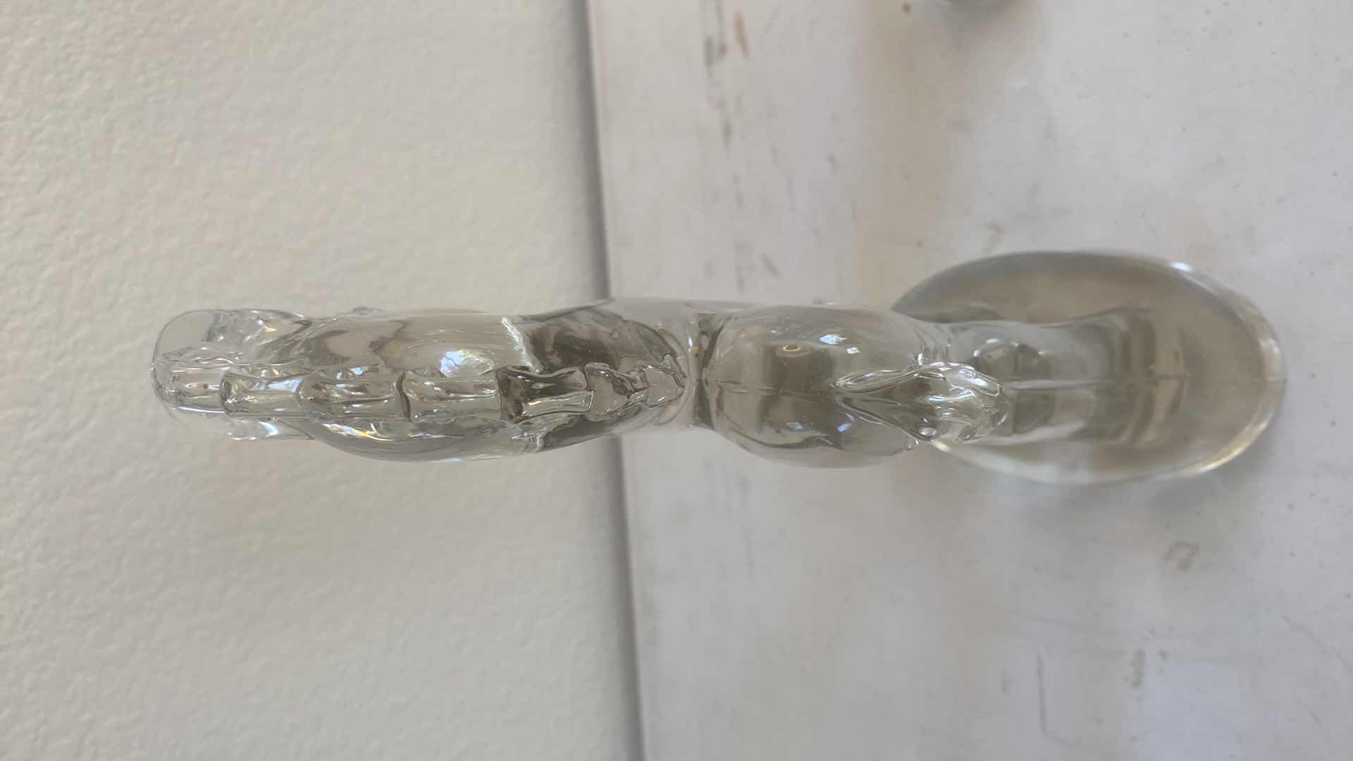 Photo 1 of PAIR OF ACRYLIC HORSE FIGURINES 5 1/2” x 12”