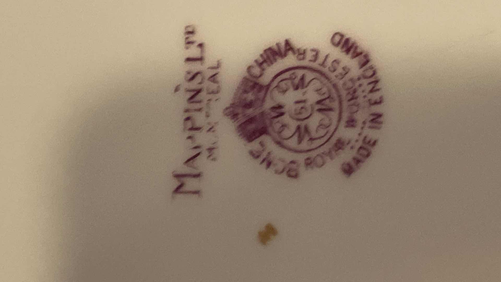 Photo 1 of 8 - ANTIQUE MAPPIN & WEB COBALT DINNER PLATES