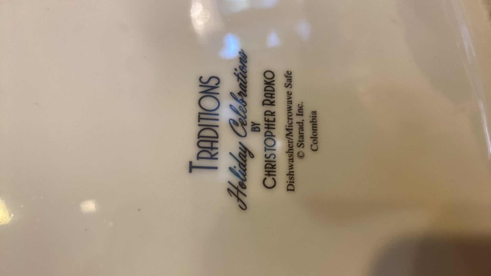 Photo 1 of CHRISTOPHER RADKO HOLIDAY TRADITIONS SERVING PLATTER