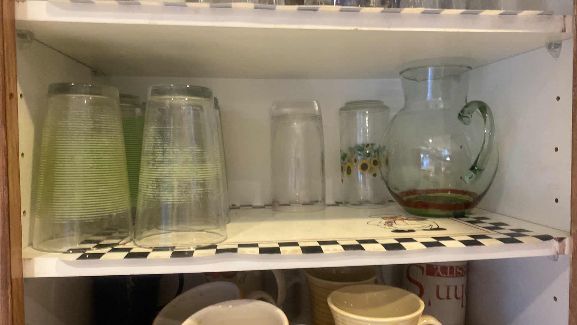 Photo 1 of CONTENTS KITCHEN CABINET - GLASSWARE & COFFEE CUPS