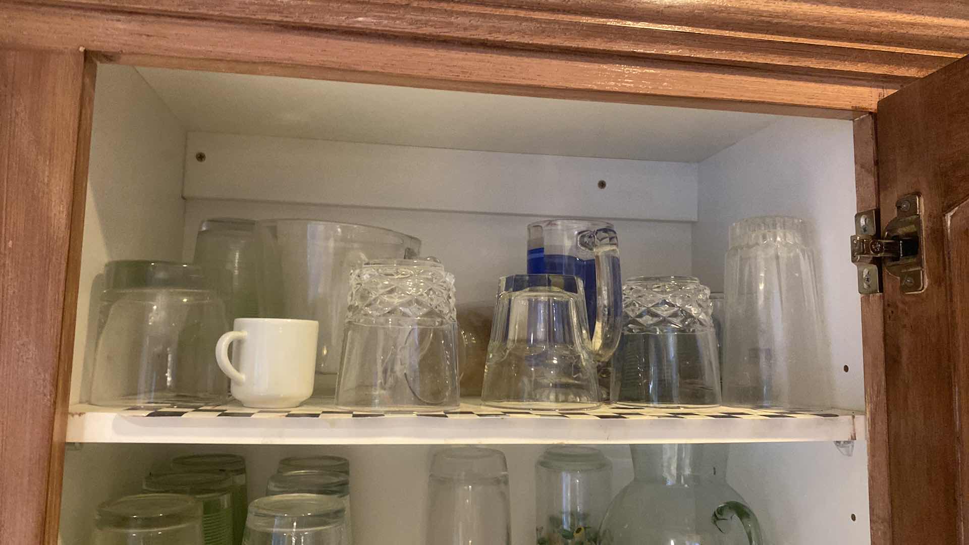 Photo 1 of CONTENTS KITCHEN CABINET - GLASSWARE & COFFEE CUPS