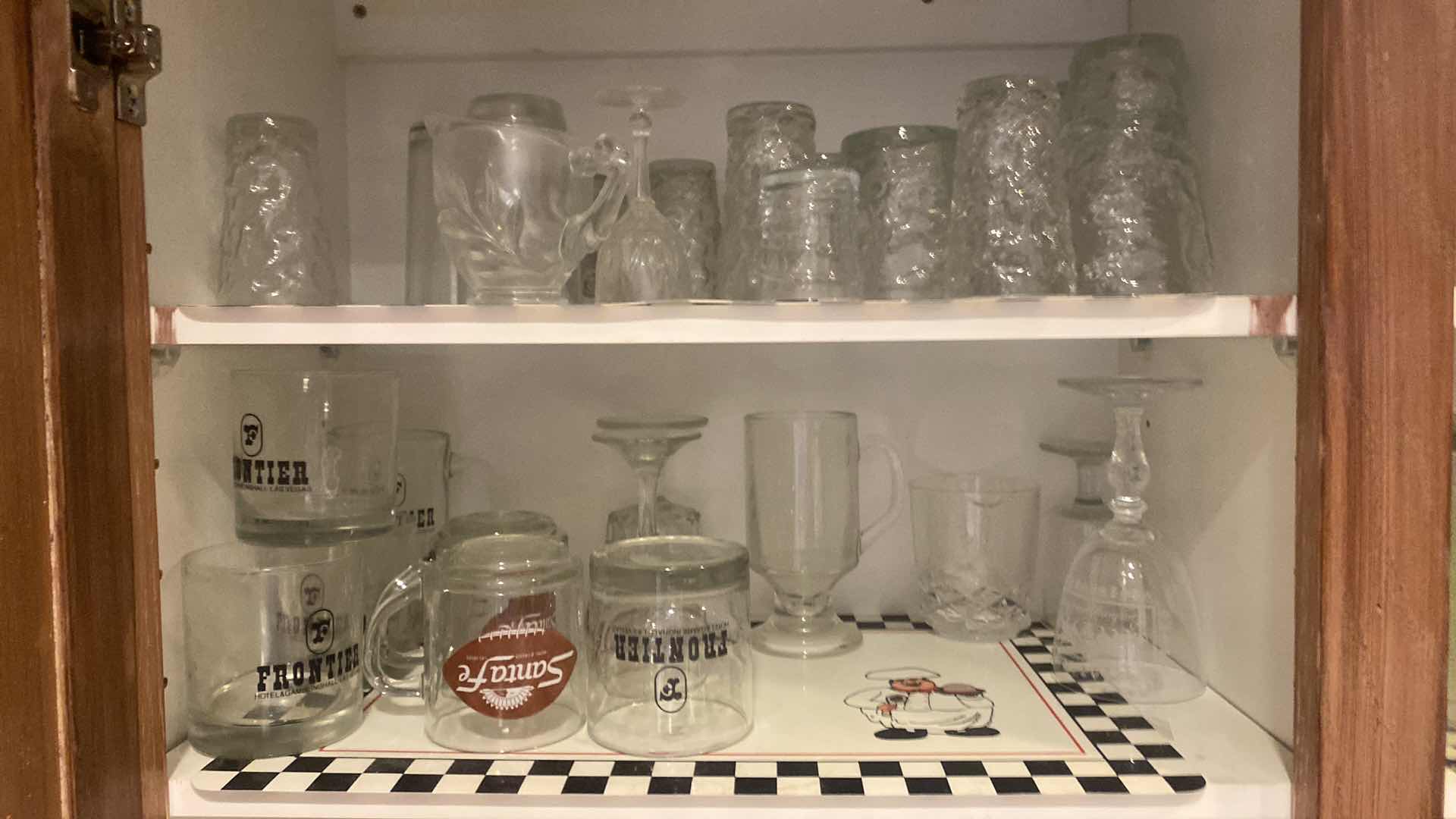Photo 1 of CONTENTS KITCHEN CABINET - GLASSWARE & COFFEE CUPS