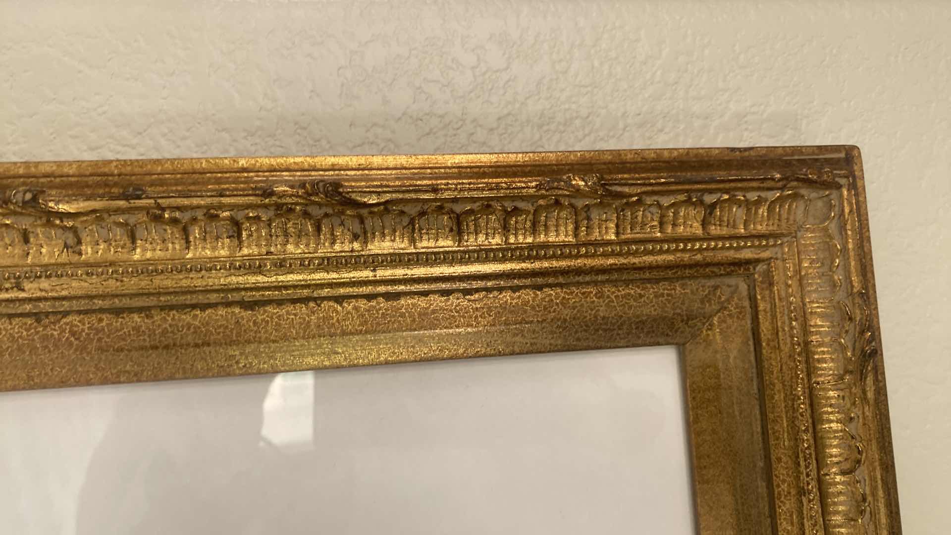 Photo 1 of GOLD WOOD FRAMED SIGNED PRINT BY LOUIS ICART ARTWORK 28” x 23”