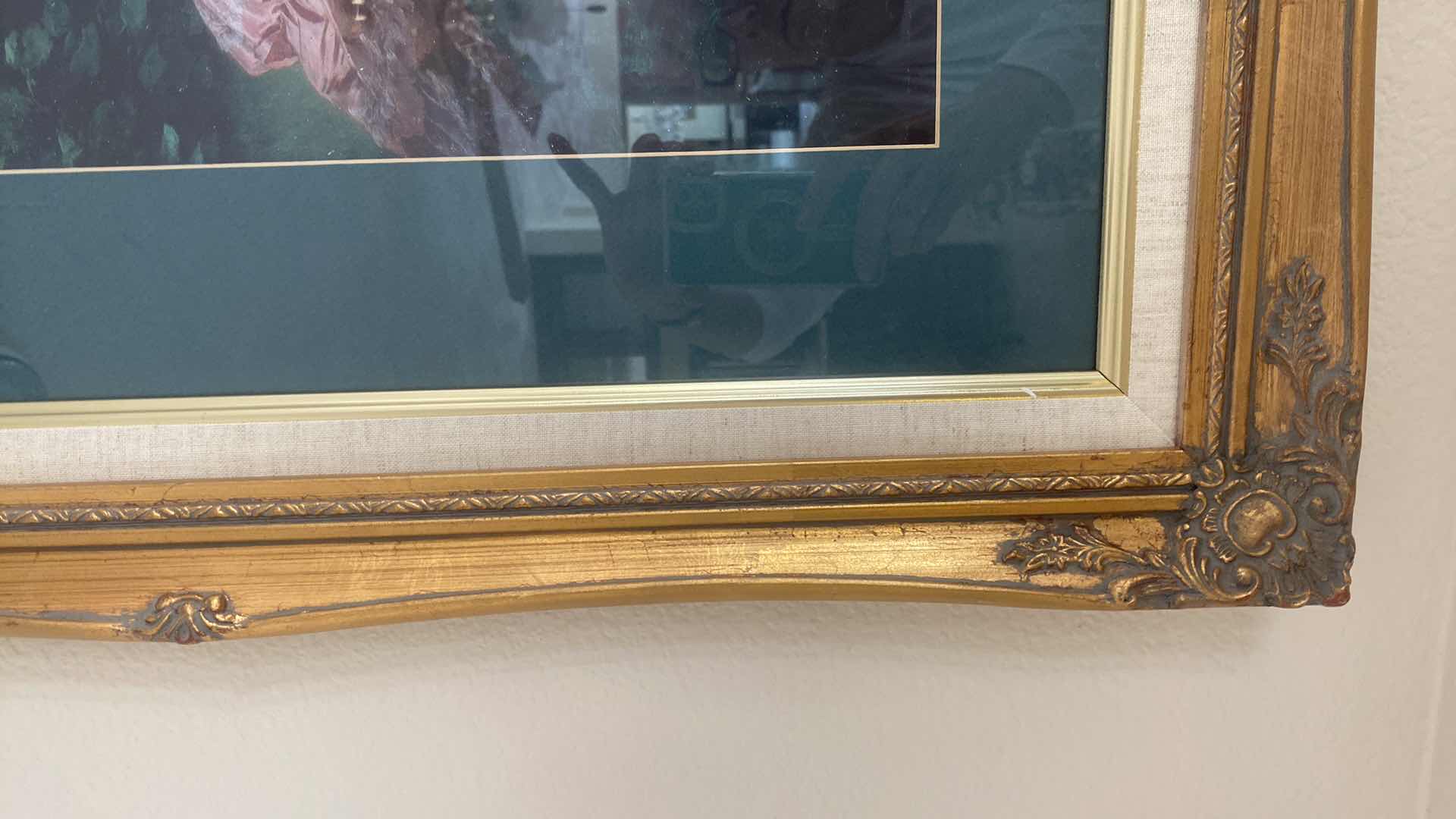 Photo 1 of GOLD RESIN FRAMED “ THE EMPRESS EUGINIE” FRANZ CAVER WINTERHALTER PRINT ARTWORK 41“ x 29“