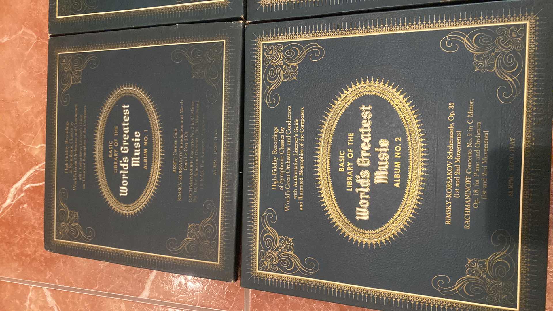 Photo 1 of BASIC LIBRARY OF THE WORLD GREATEST MUSIC ALBUMS 1-4