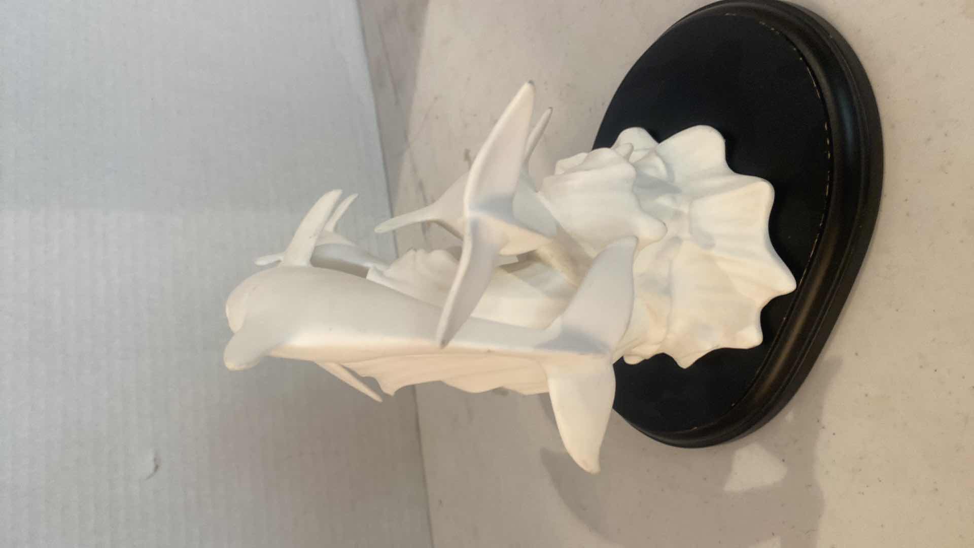 Photo 1 of LENOX CHINA 1991 “DANCE OF THE DOLPHINS” FIGURINE 7” x 6 1/2”