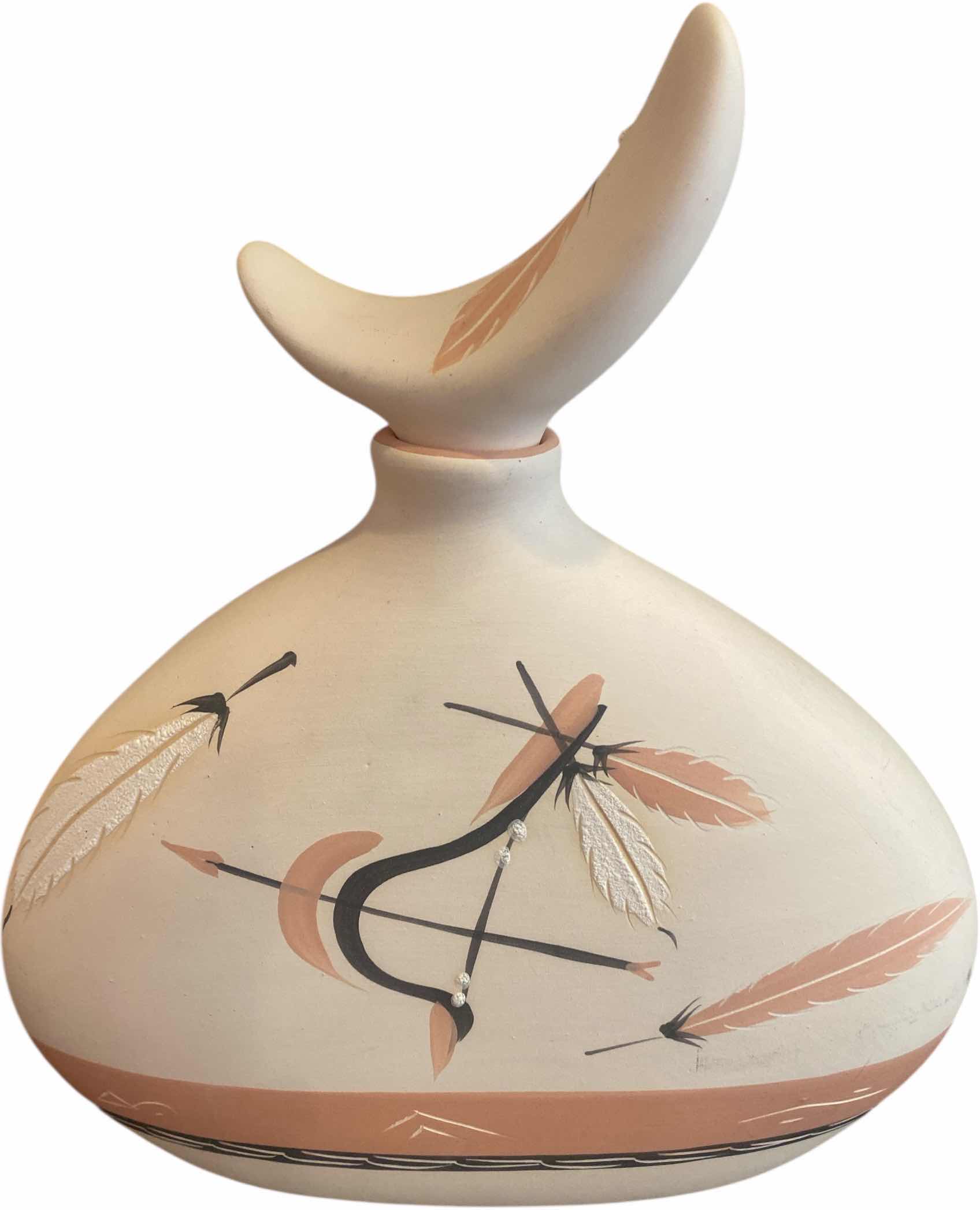 Photo 1 of NATIVE AMERICAN POTTERY SIGNED 11” x 12”