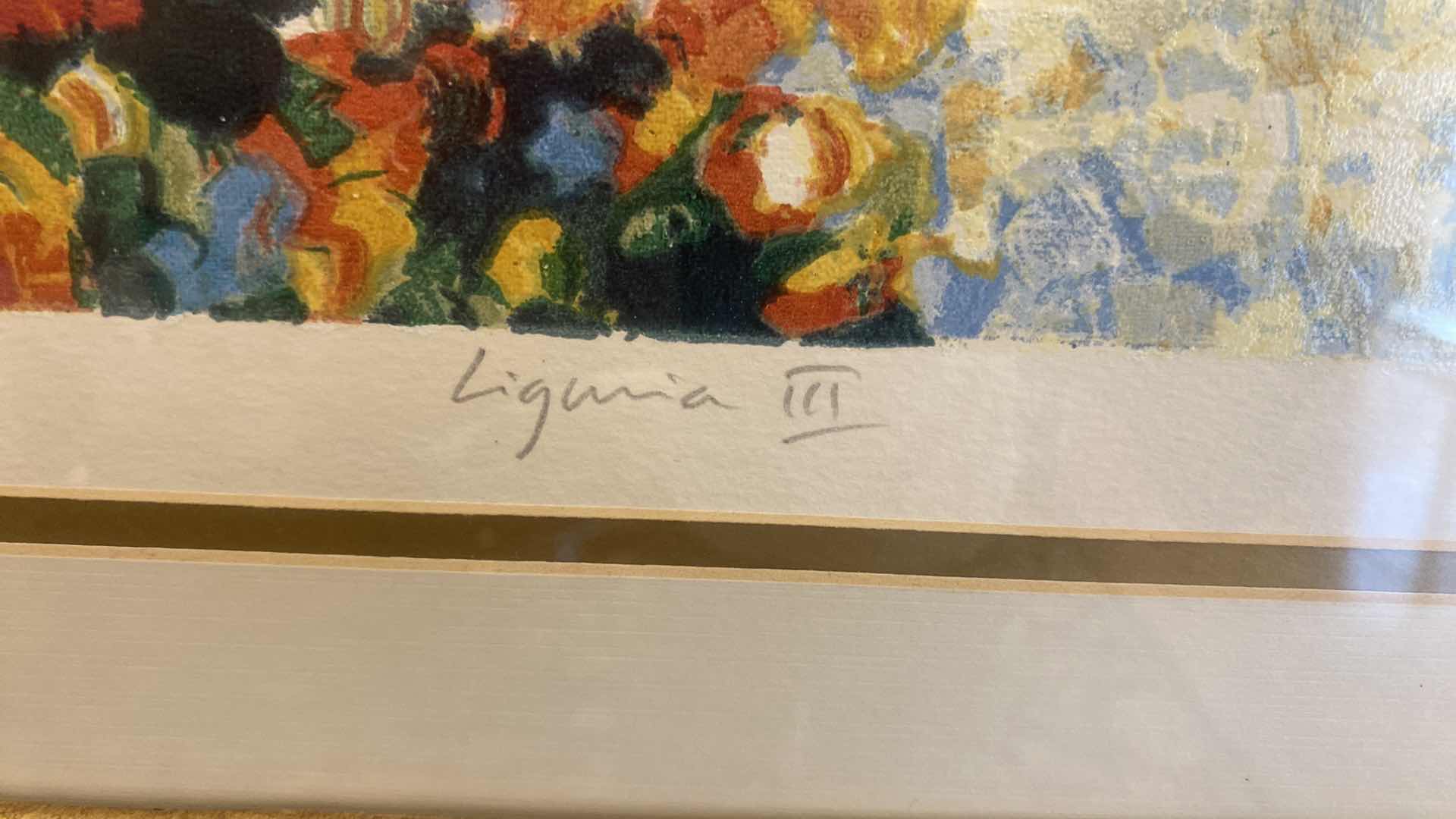 Photo 1 of GOLD FRAMED “LIGURIA 3” BY SHEA NUMBERED WITH COA ARTWORK 43” x 31”