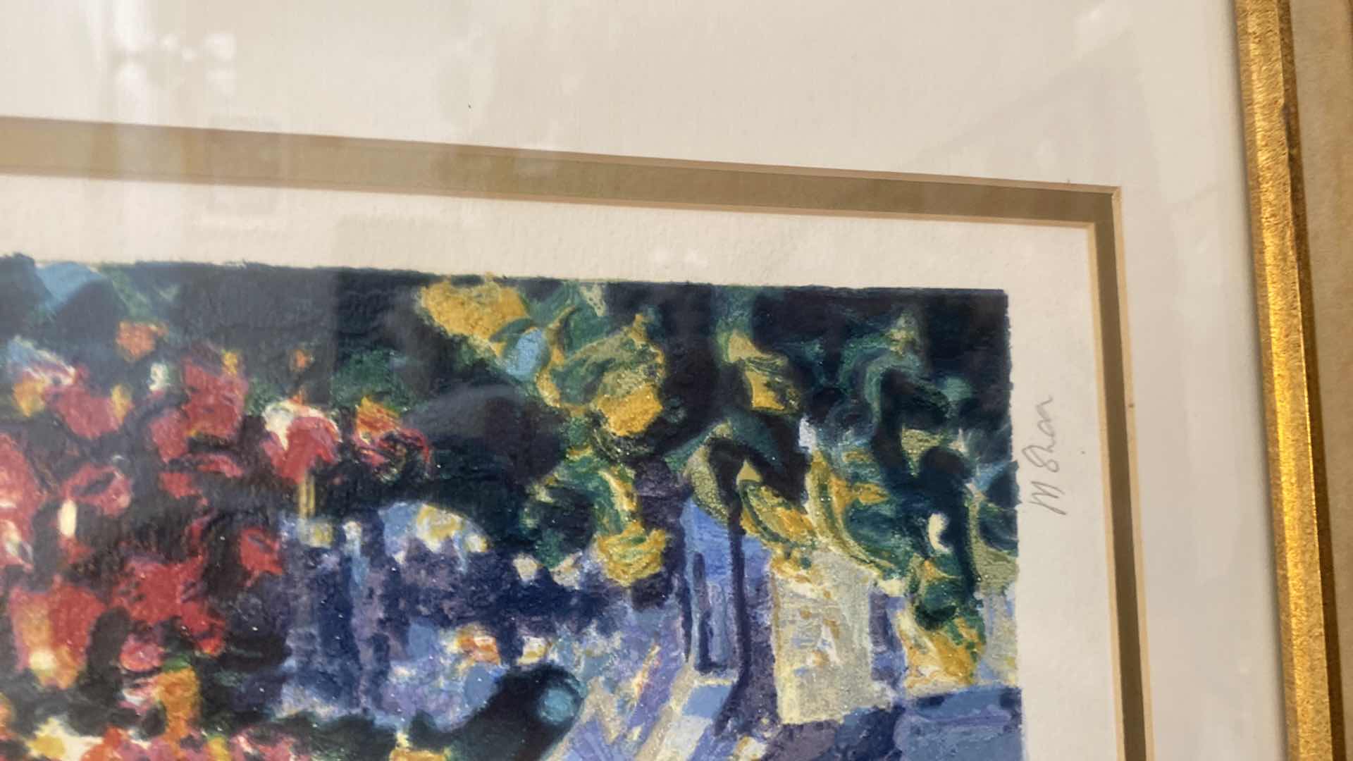 Photo 1 of GOLD FRAMED “LIGURIA 3” BY SHEA NUMBERED WITH COA ARTWORK 43” x 31”