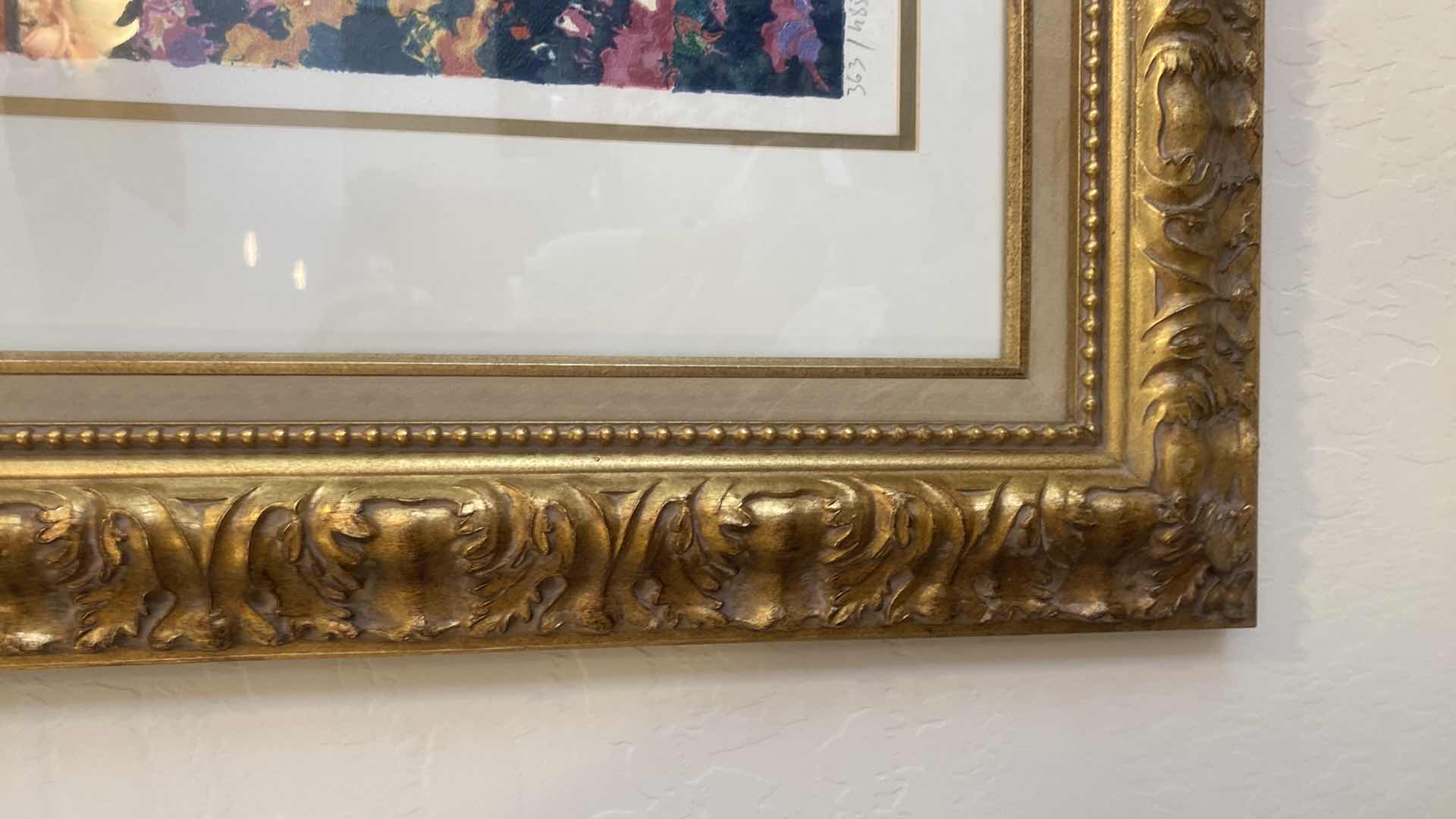 Photo 1 of GOLD FRAMED “LIGURIA 3” BY SHEA NUMBERED WITH COA ARTWORK 43” x 31”
