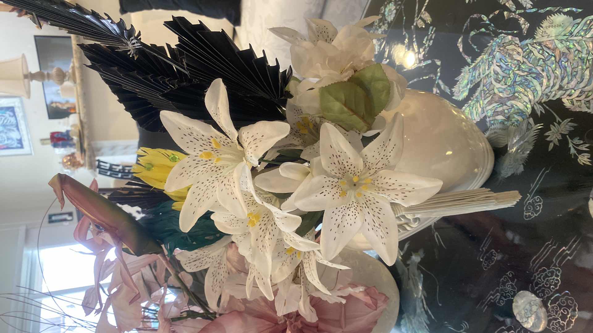 Photo 1 of 2 - FAUX FLORAL ARRANGEMENTS LARGEST H32”