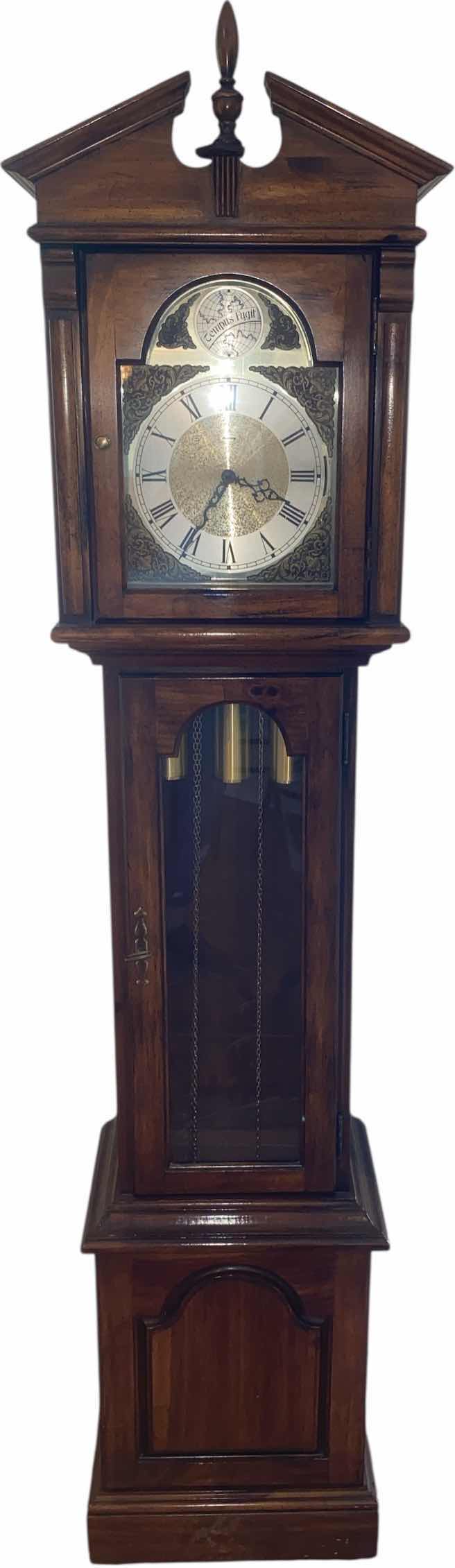 Photo 1 of RIDGEWAY GRANDFATHER CLOCK 14 1/2“ x 10“ H 73”
