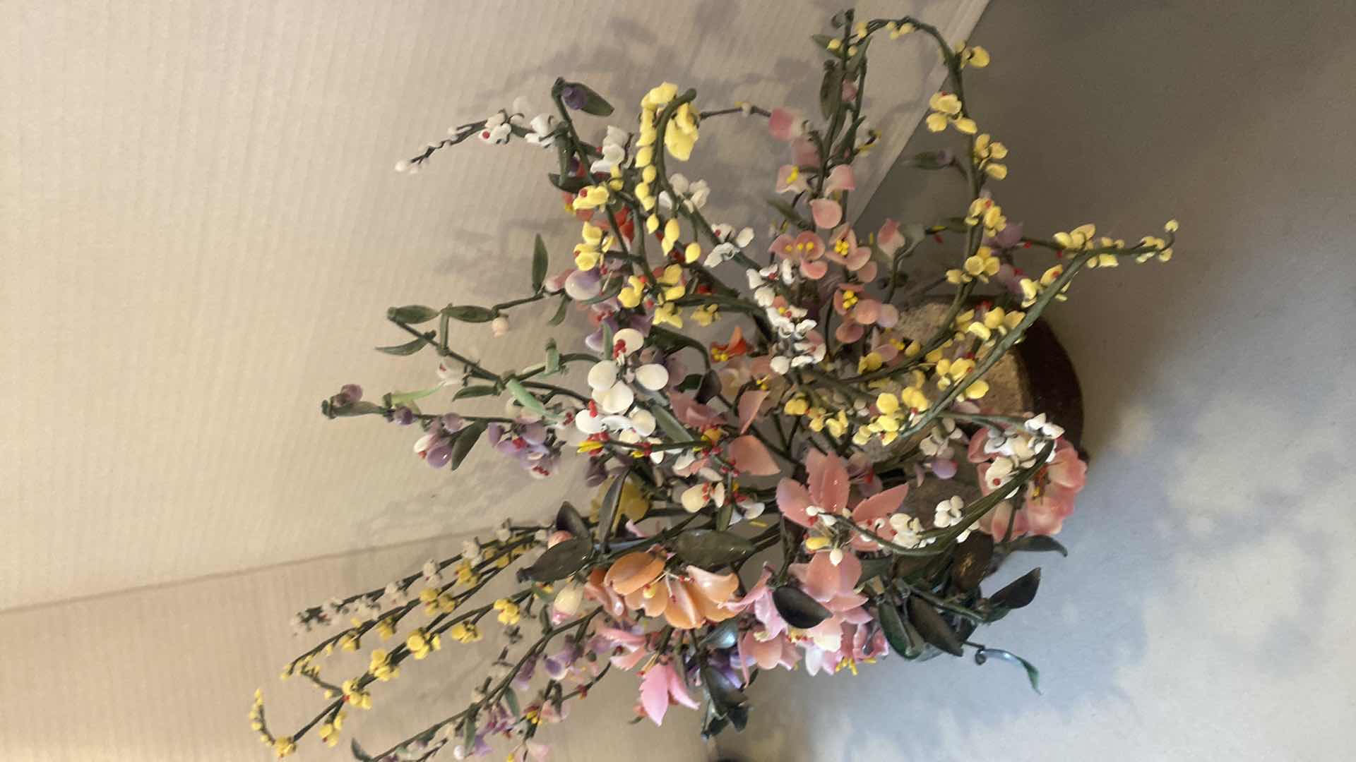 Photo 1 of FAUX FLORAL IN HEAVY POT H17”