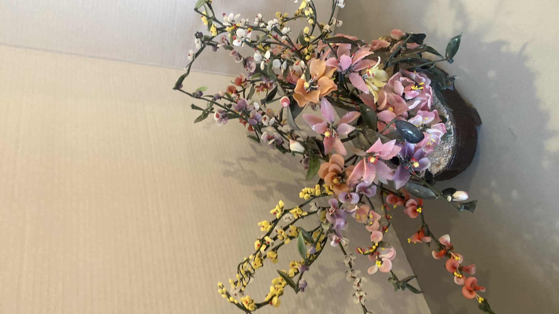 Photo 1 of FAUX FLORAL IN HEAVY POT H17”