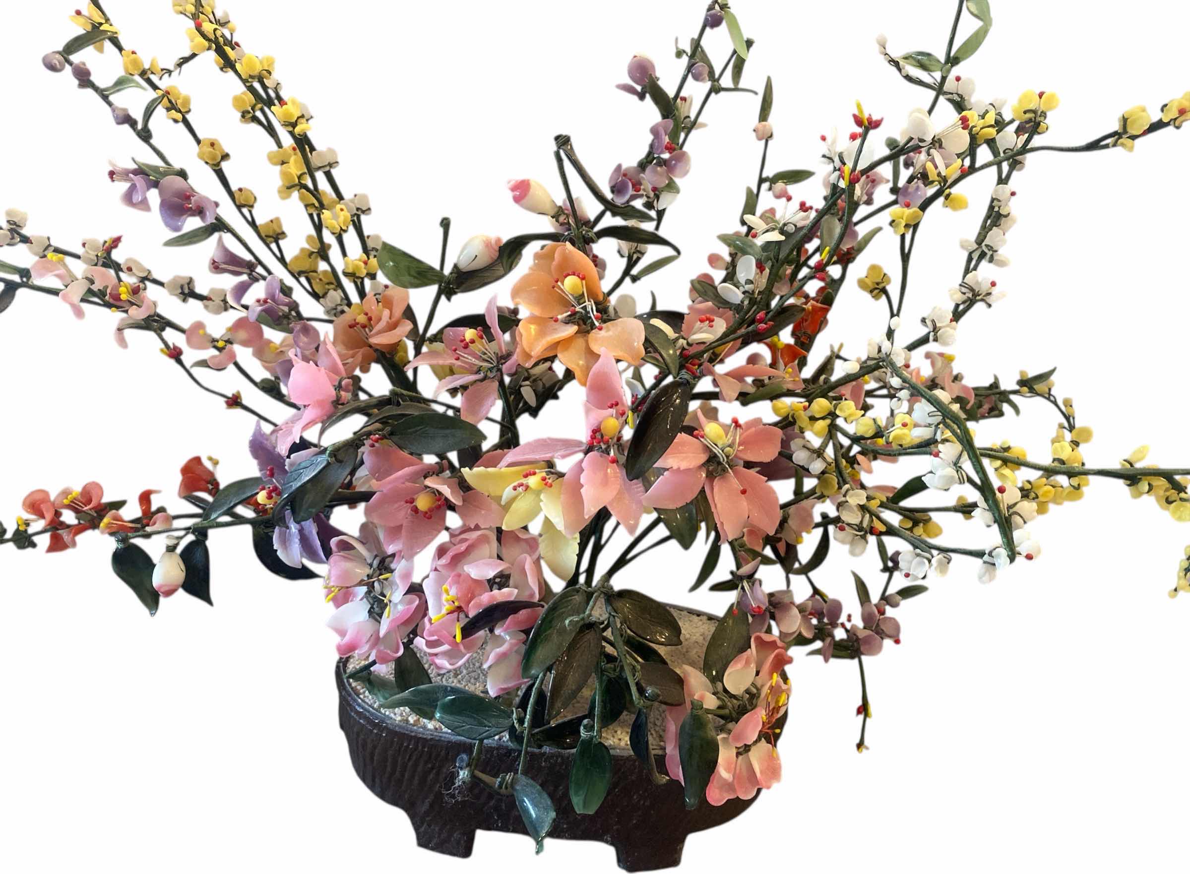 Photo 1 of FAUX FLORAL IN HEAVY POT H17”