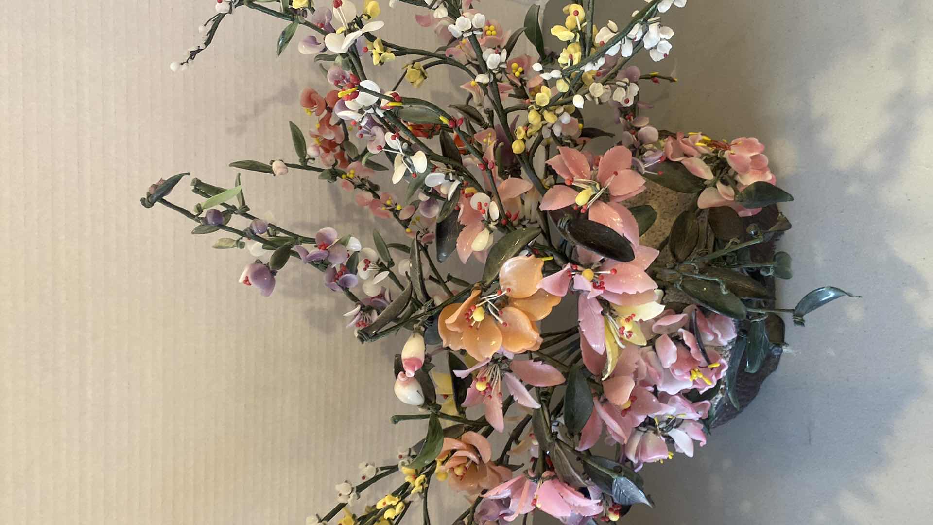 Photo 1 of FAUX FLORAL IN HEAVY POT H17”