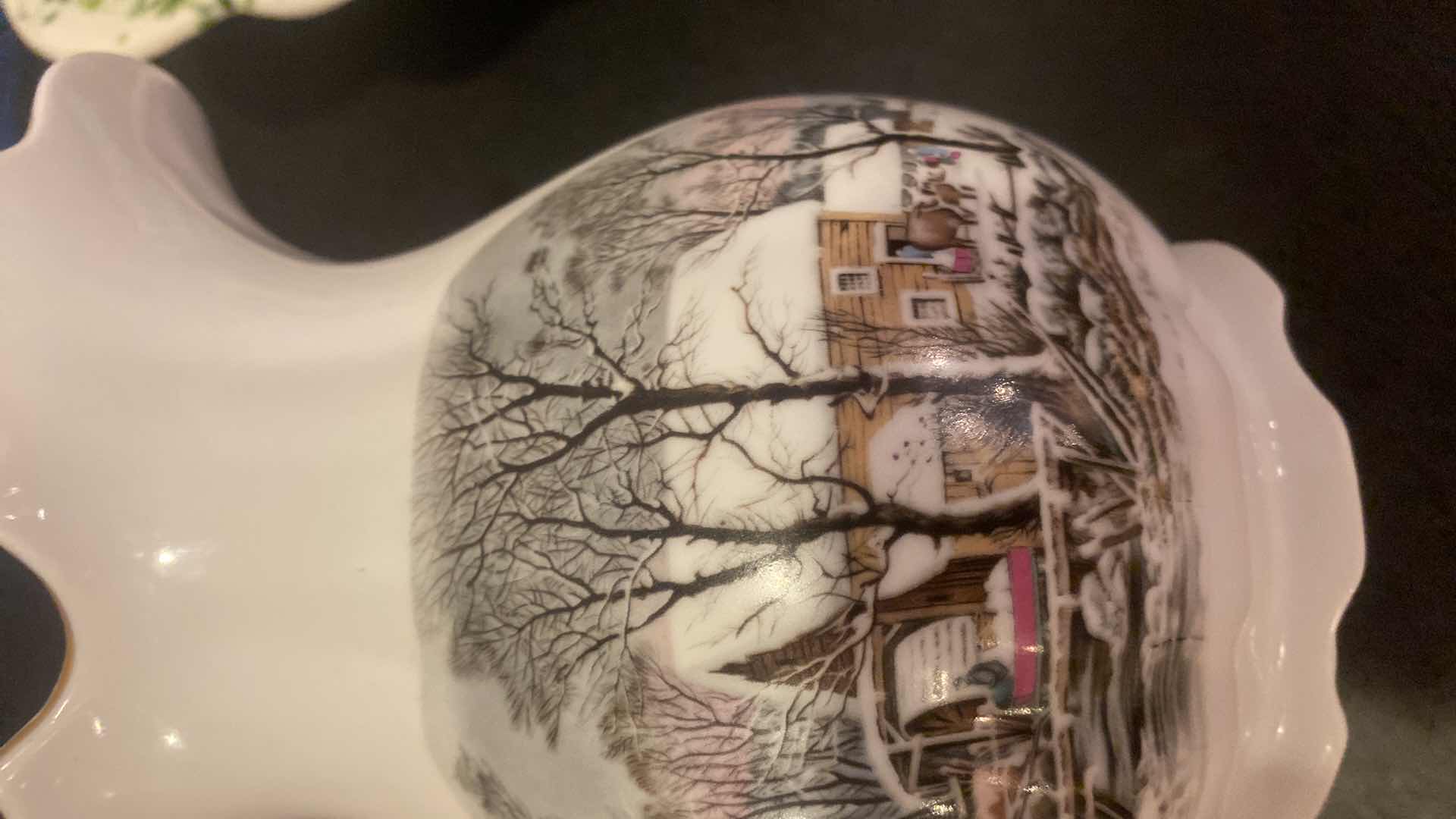 Photo 1 of AVON AWARD CURRIER & IVES PITCHER 6 1/2”